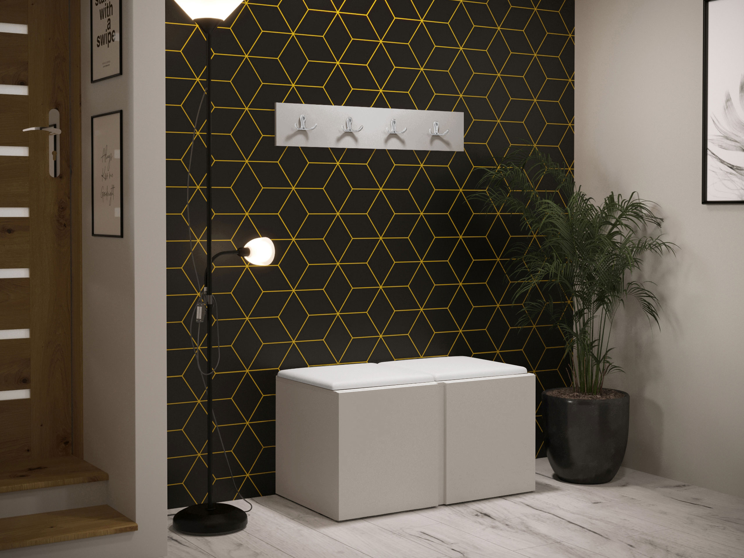 Set arredo da corridoio Pinis VI (Cachemire)