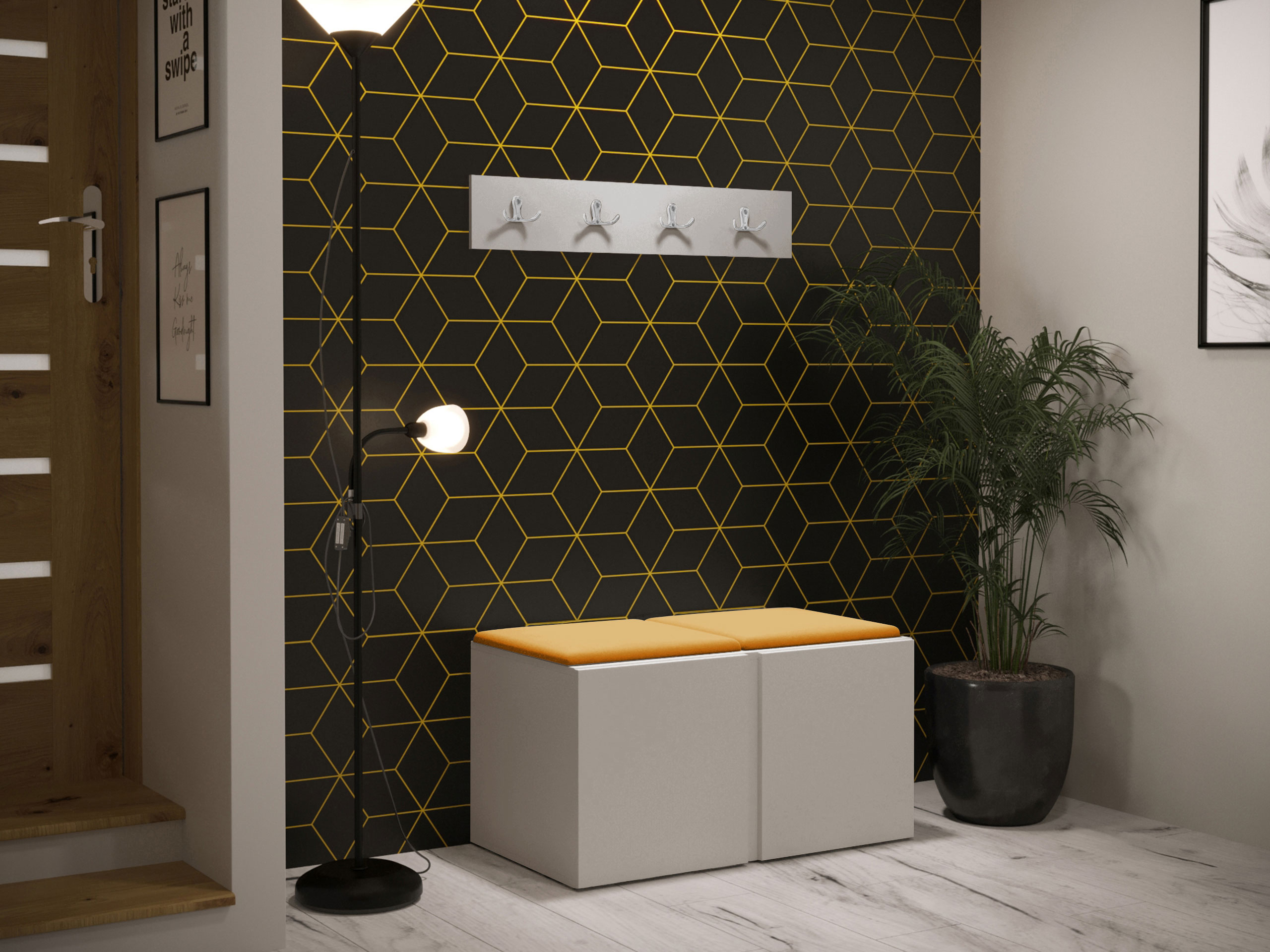 Set arredo da corridoio Pinis VI (Cachemire)