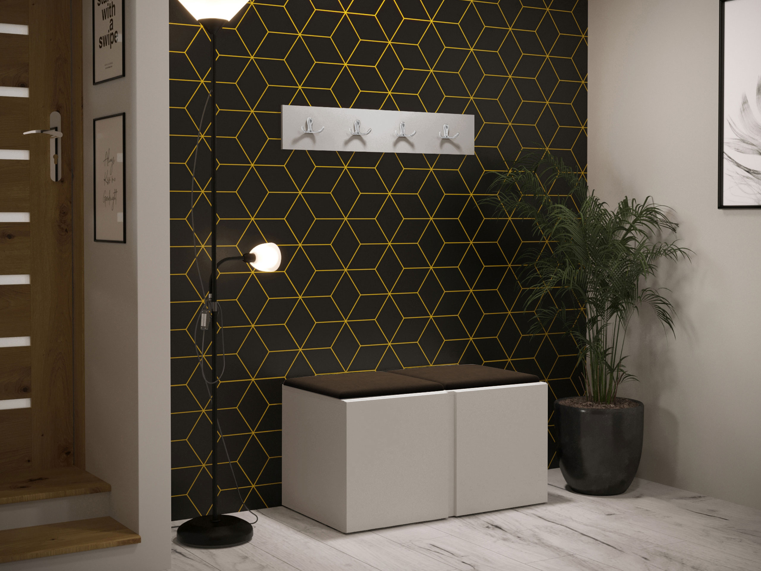 Set arredo da corridoio Pinis VI (Cachemire)