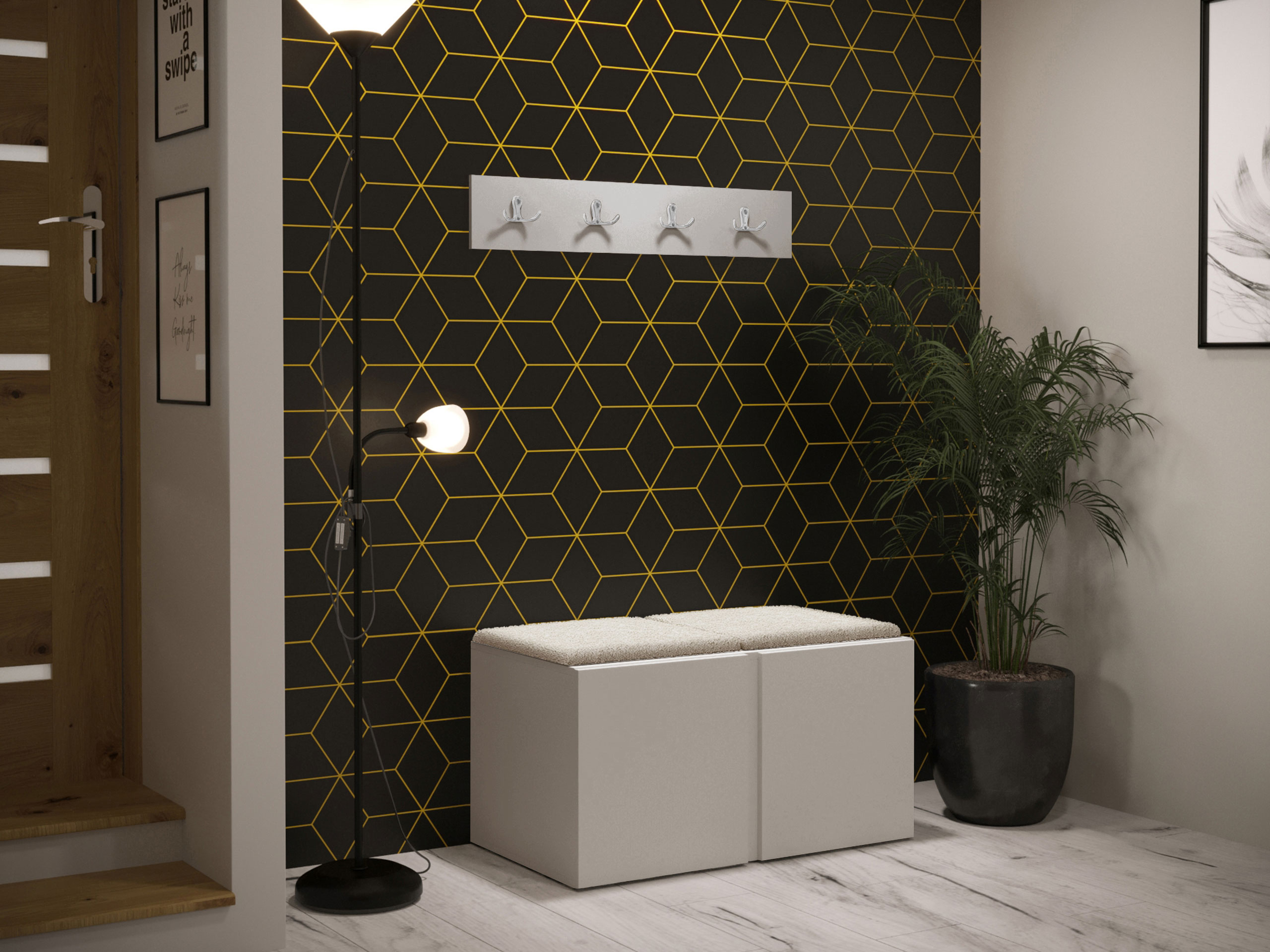 Set arredo da corridoio Pinis VI (Cachemire)