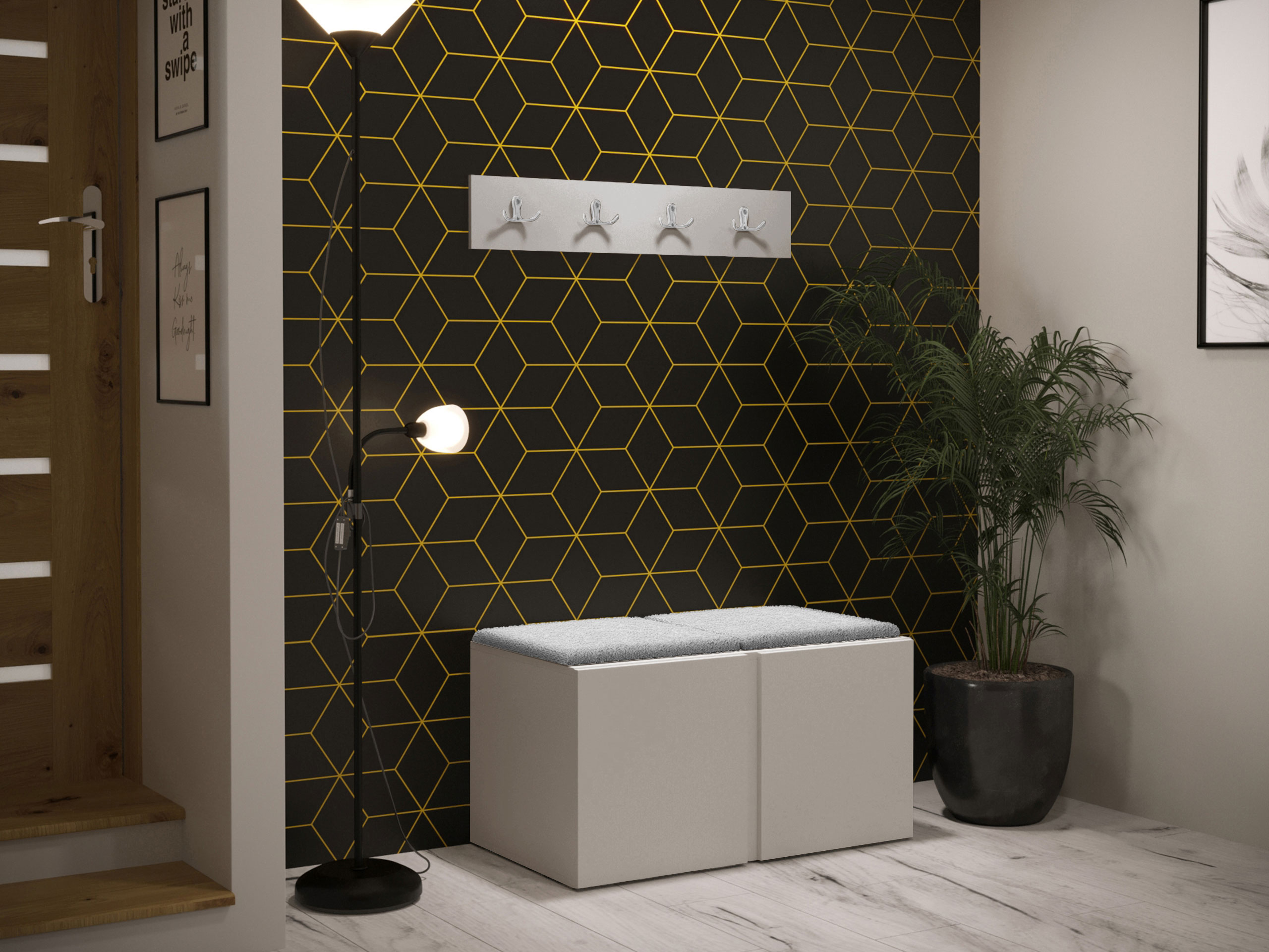 Set arredo da corridoio Pinis VI (Cachemire)
