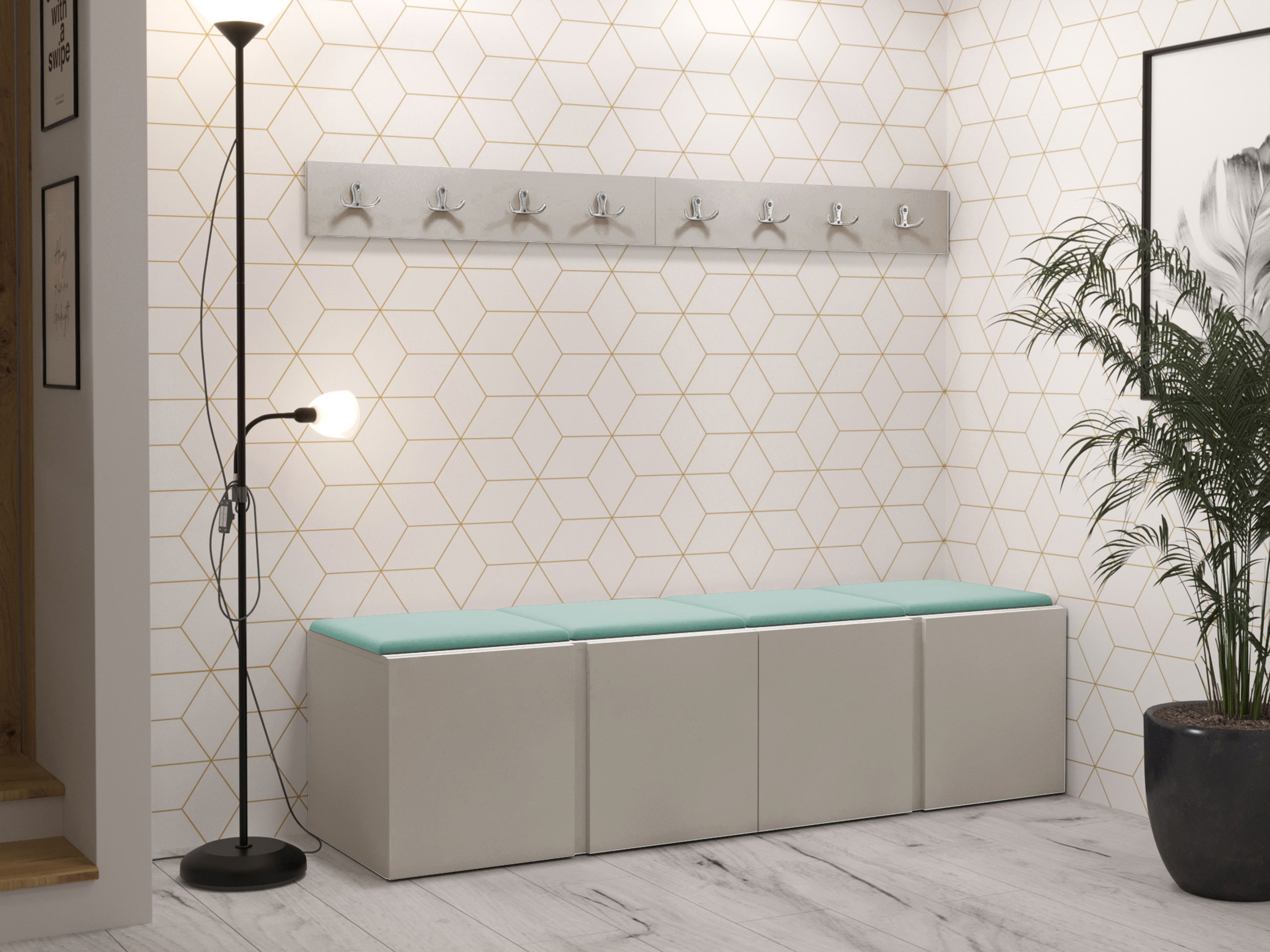 Set arredo da corridoio Pinis VII (Cachemire)