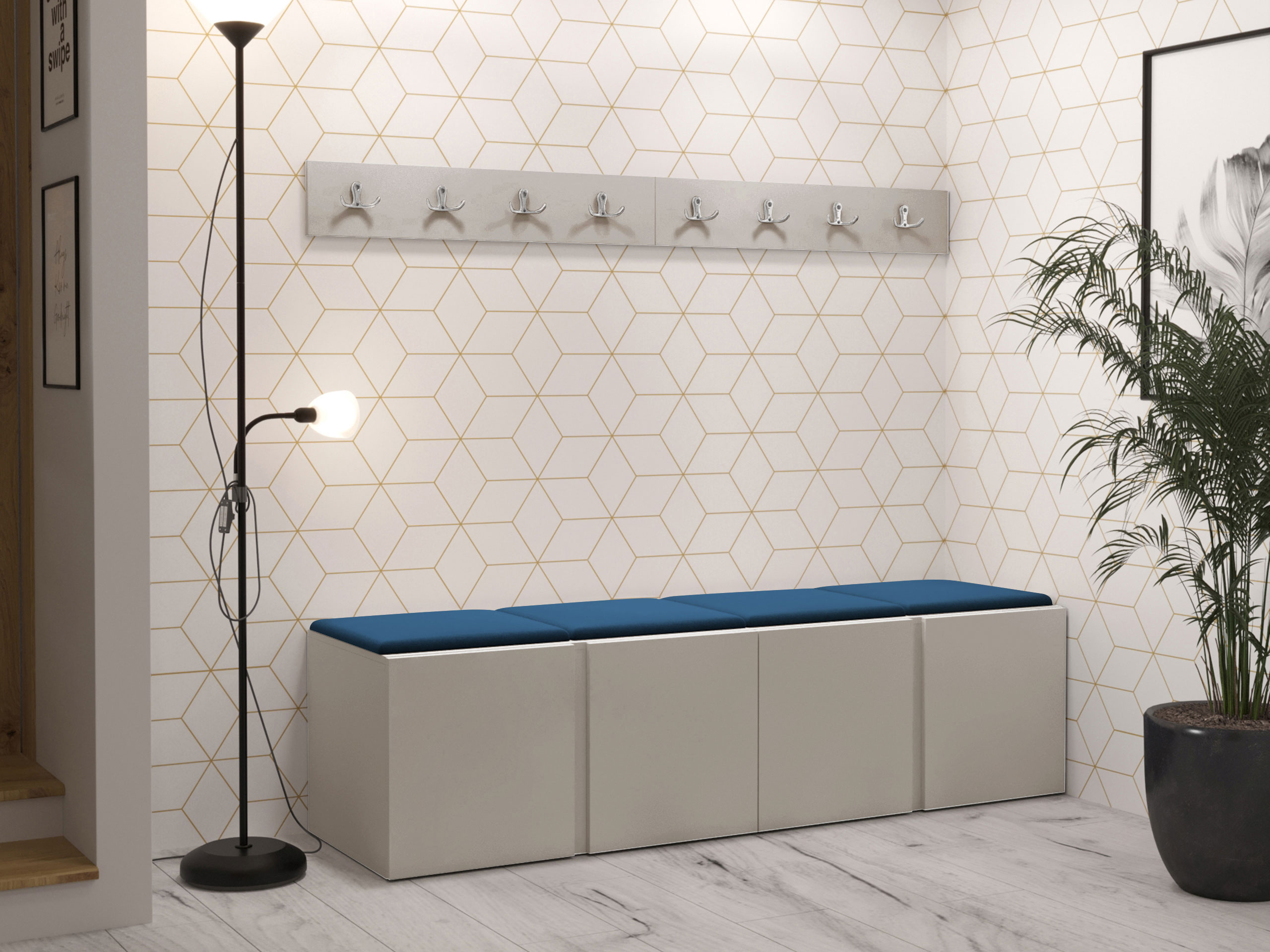 Set arredo da corridoio Pinis VII (Cachemire)