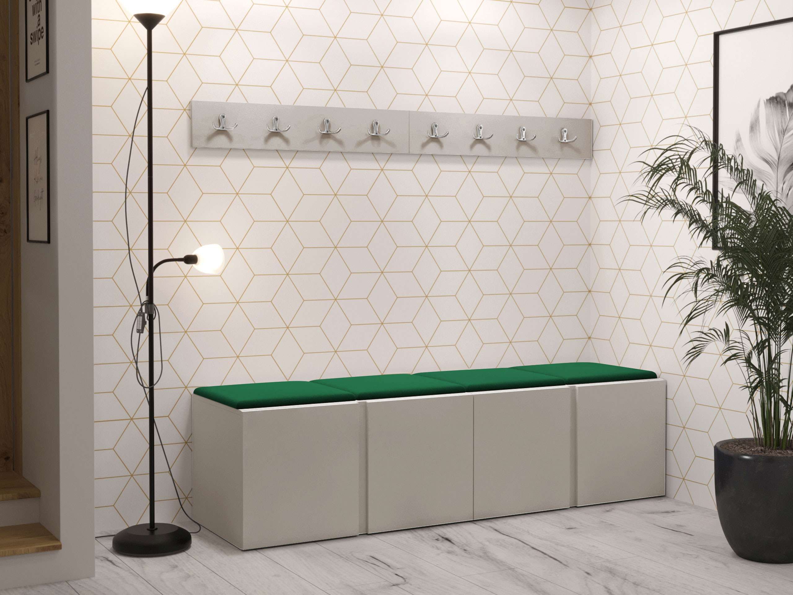 Set arredo da corridoio Pinis VII (Cachemire)