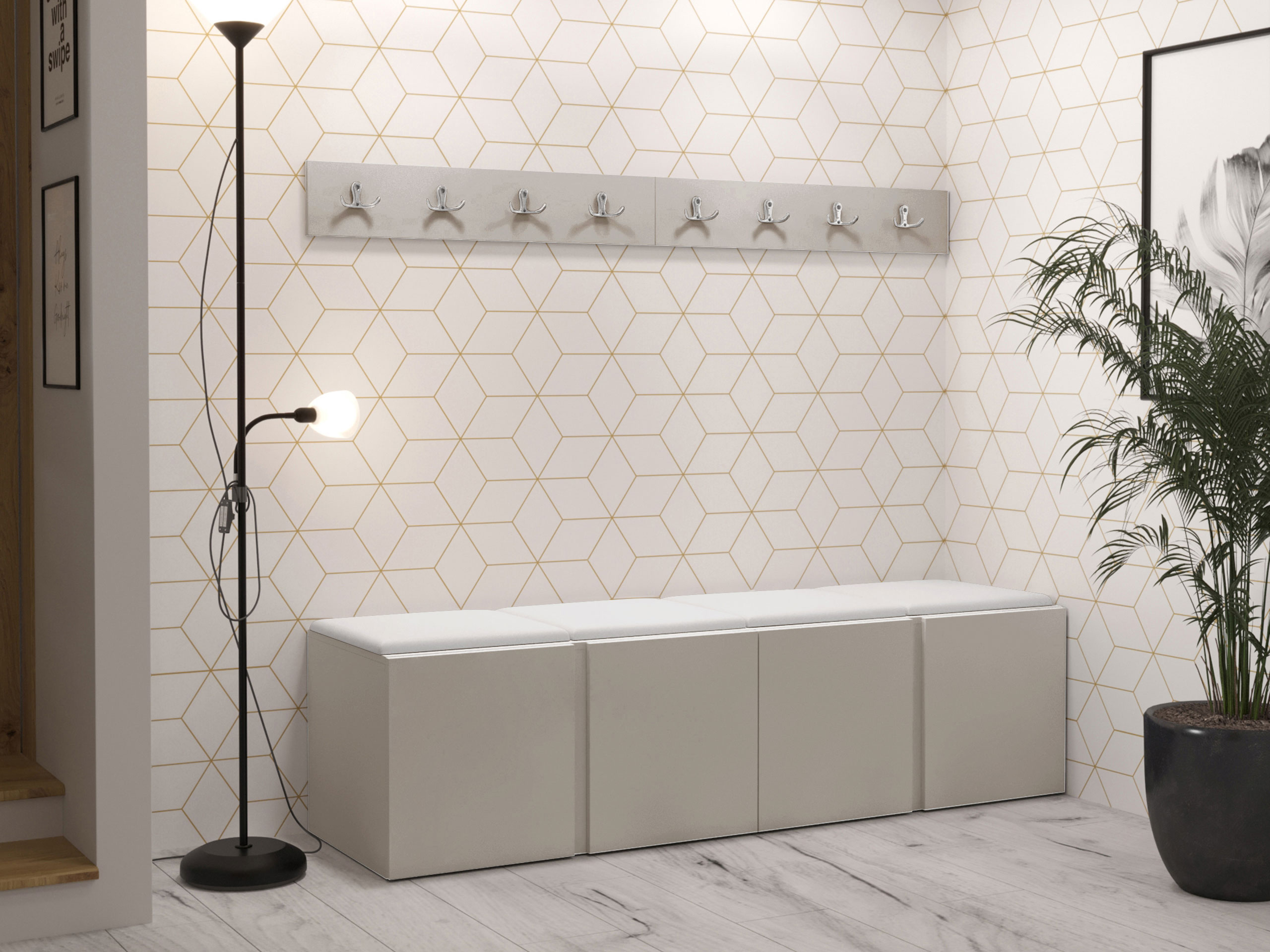 Set arredo da corridoio Pinis VII (Cachemire)