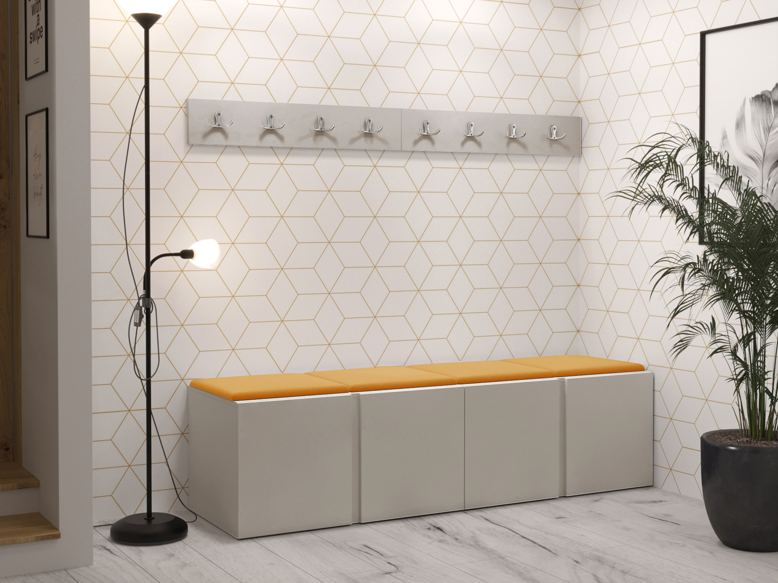 Set arredo da corridoio Pinis VII (Cachemire)