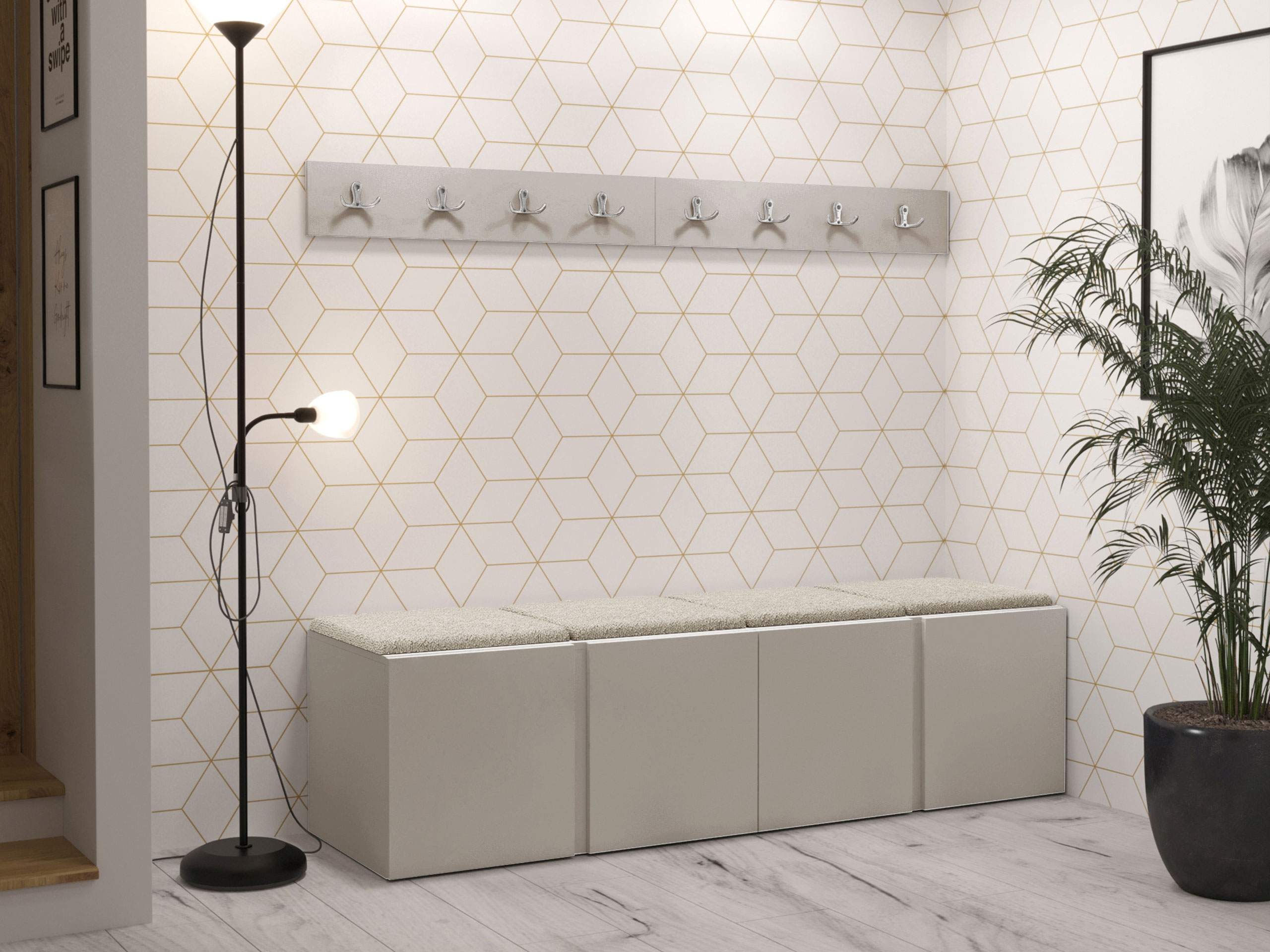 Set arredo da corridoio Pinis VII (Cachemire)