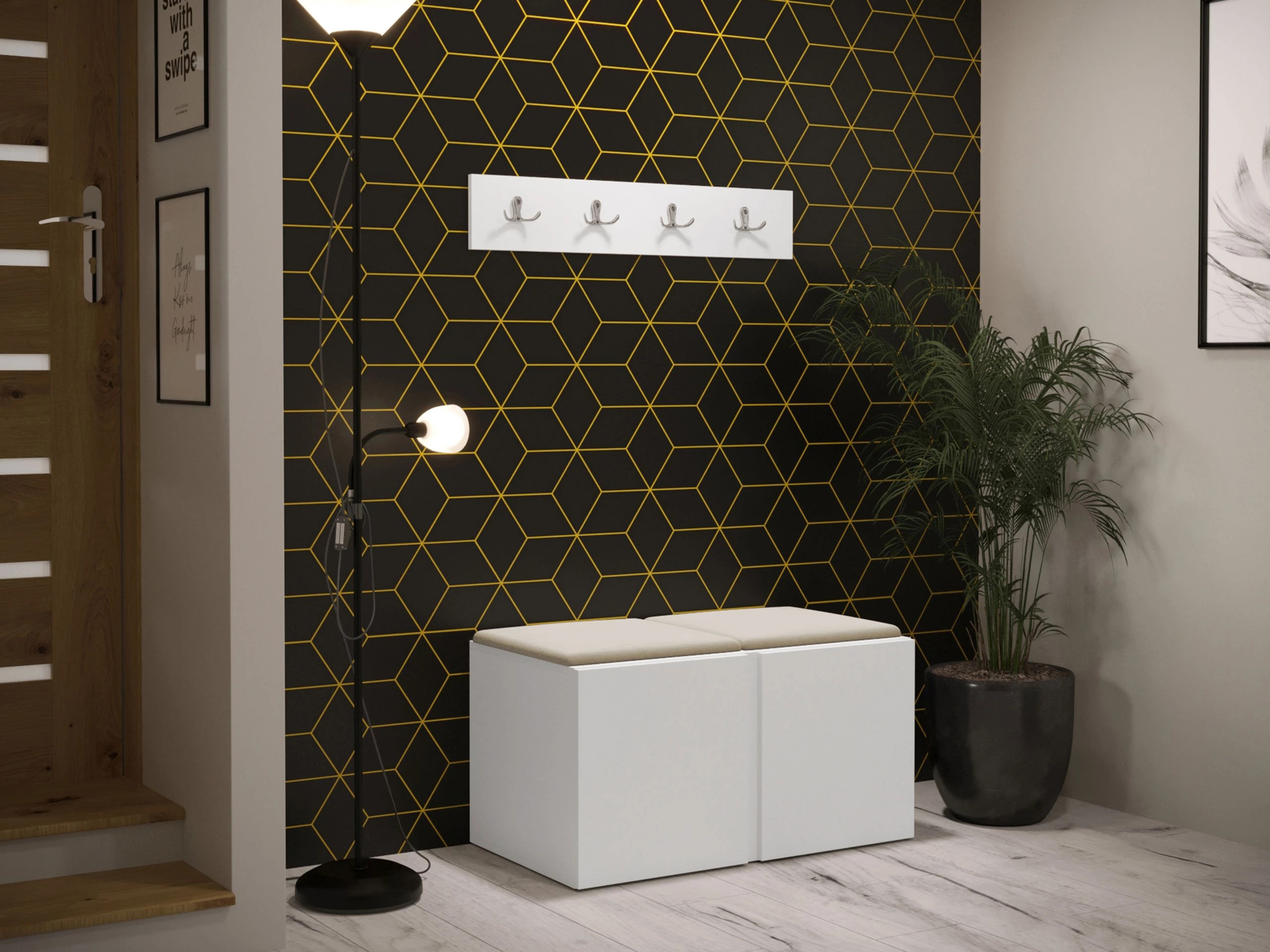 Set arredo da corridoio Pinis VI (Manila 02)