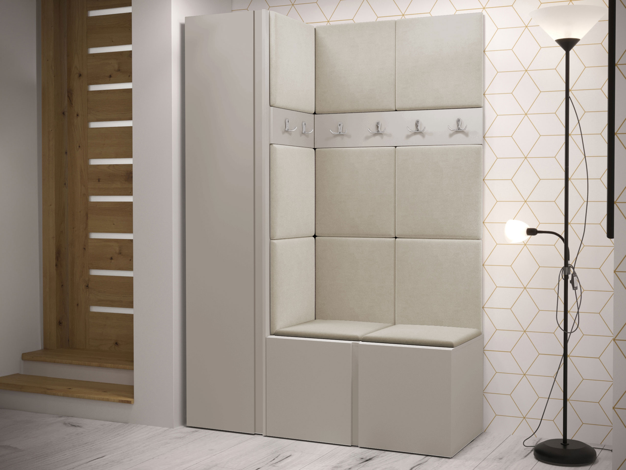 Set arredo da corridoio Pinis IX (Cachemire)