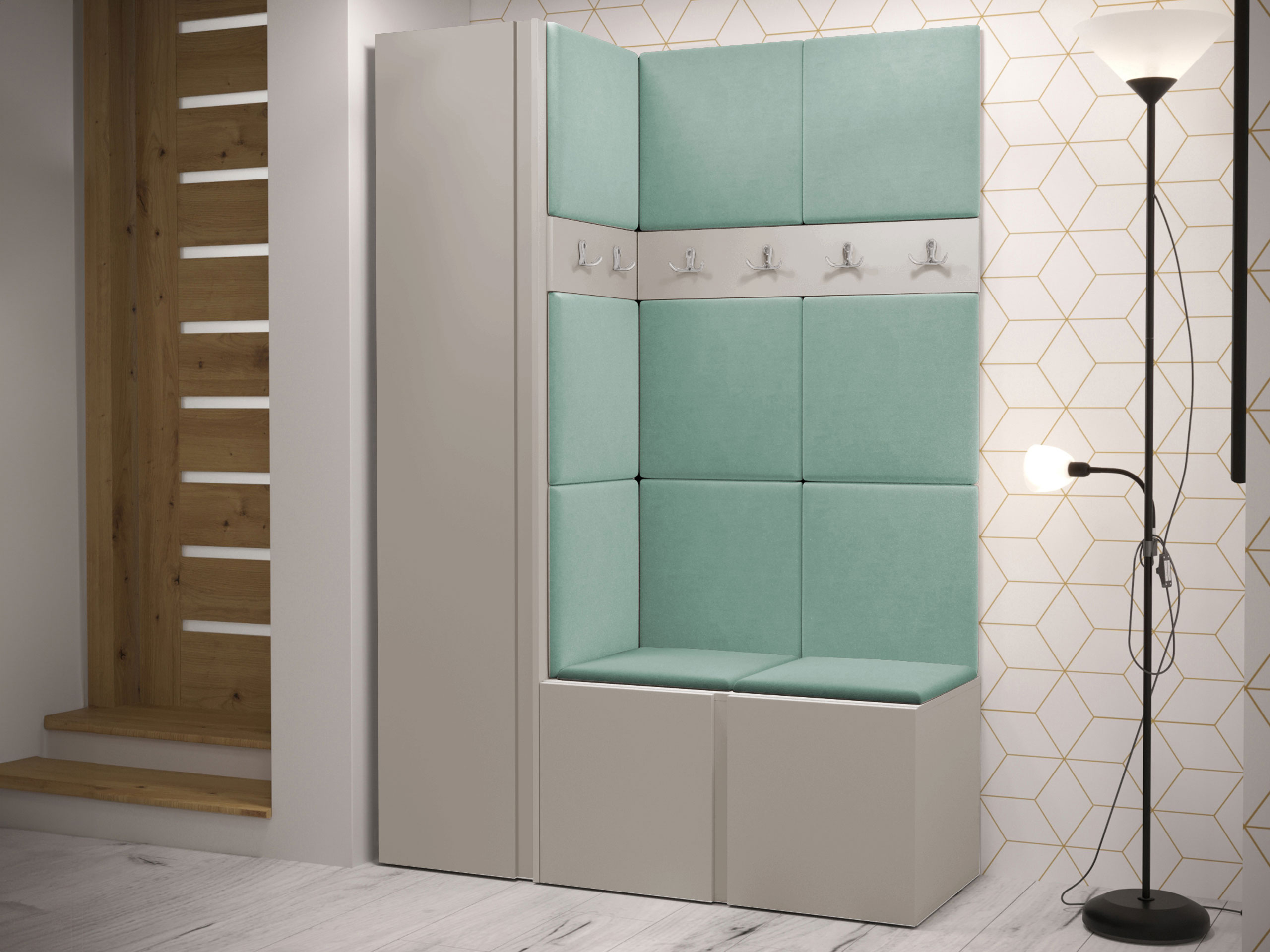 Set arredo da corridoio Pinis IX (Cachemire)