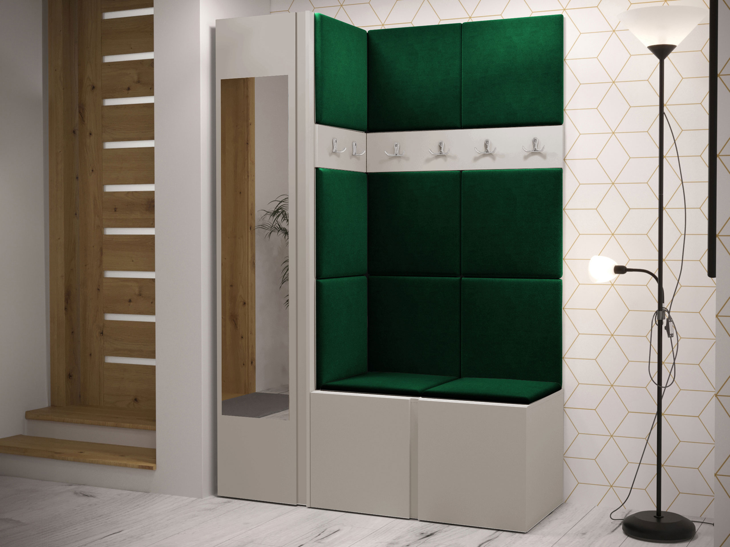 Set arredo da corridoio Hartford 277 (Cachemire)