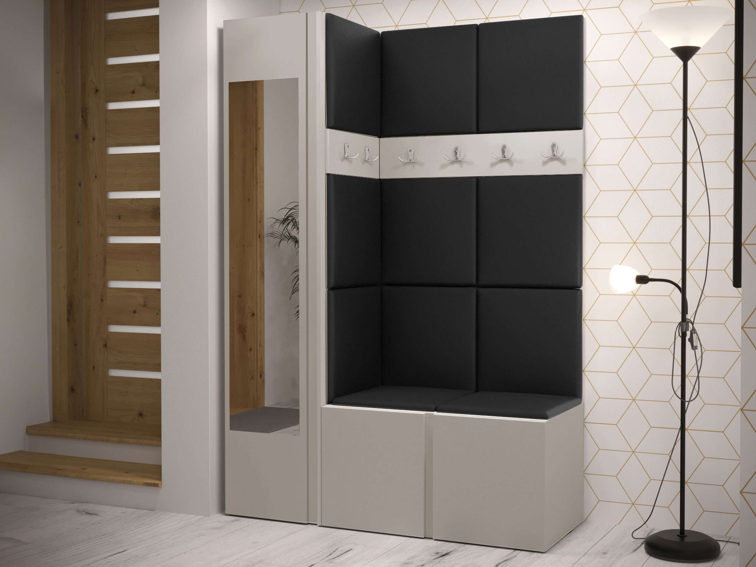 Set arredo da corridoio Hartford 277 (Cachemire)