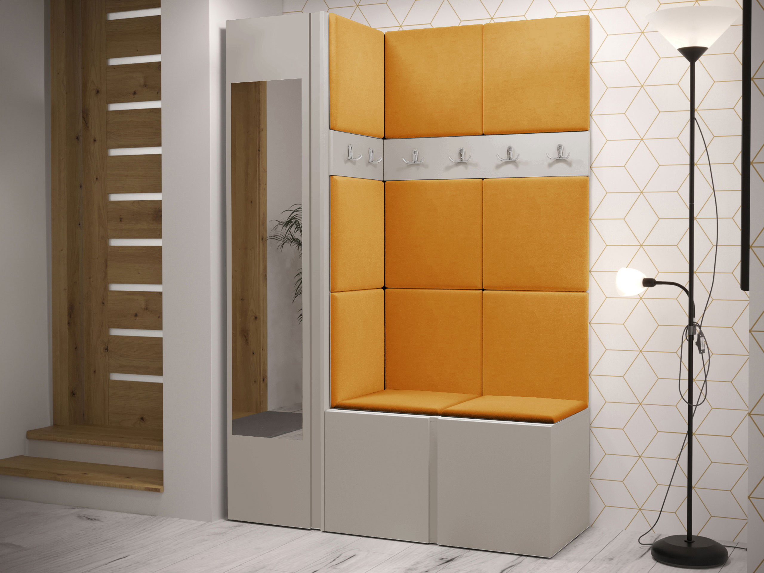 Set arredo da corridoio Hartford 277 (Cachemire)