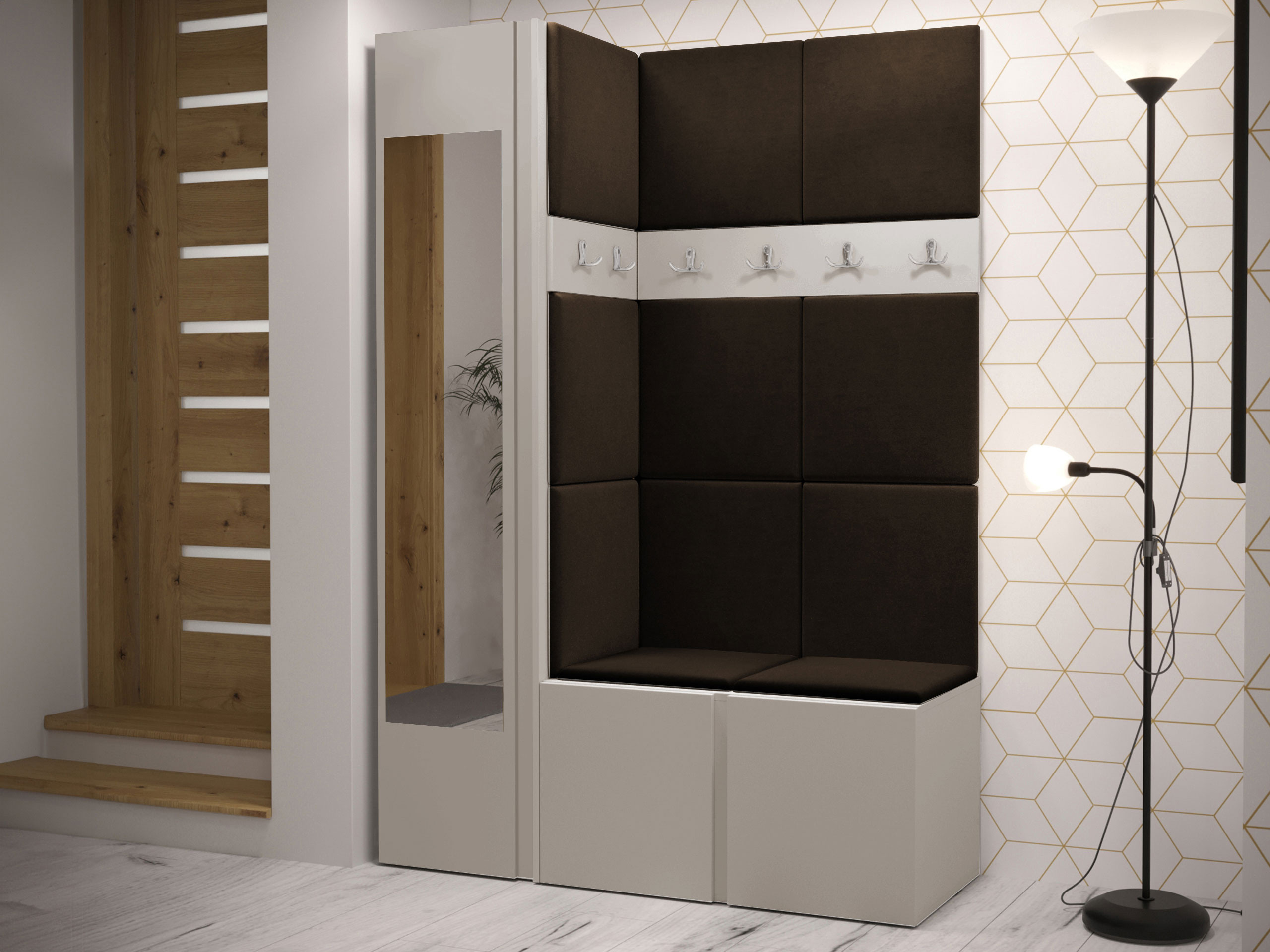 Set arredo da corridoio Hartford 277 (Cachemire)