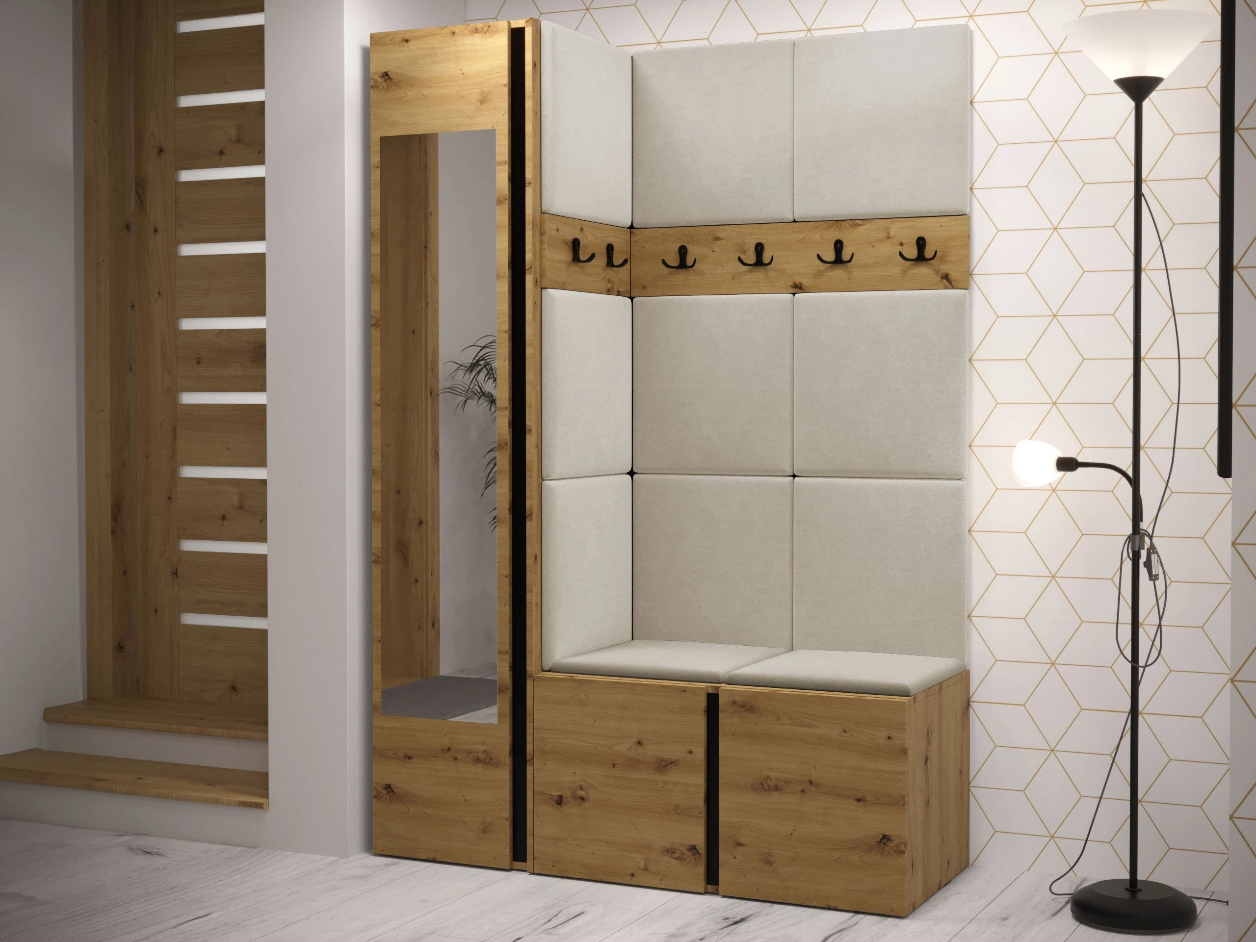 Set arredo da corridoio Hartford 277 (Manila 02)