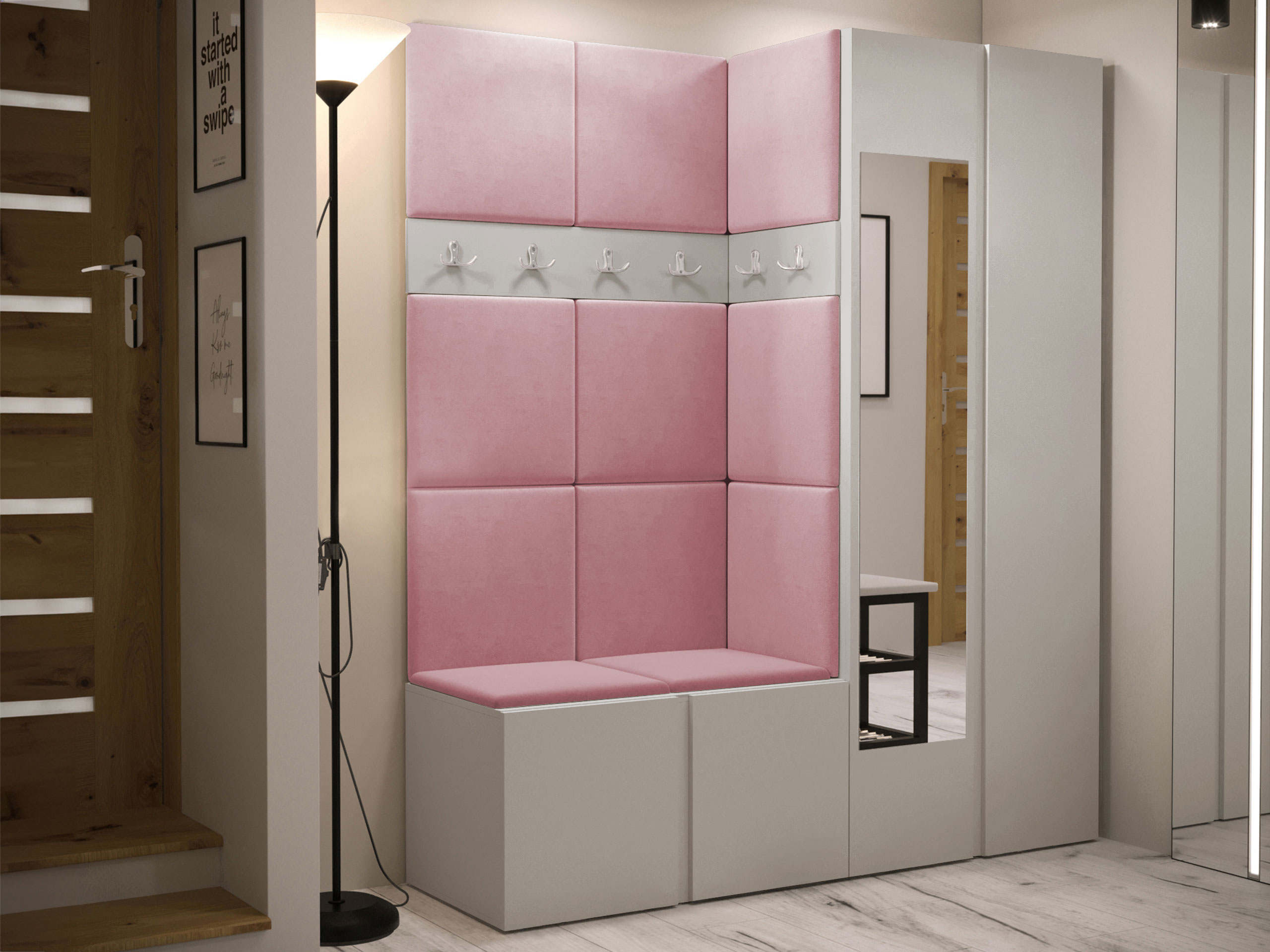 Set arredo da corridoio Pinis X (Cachemire)