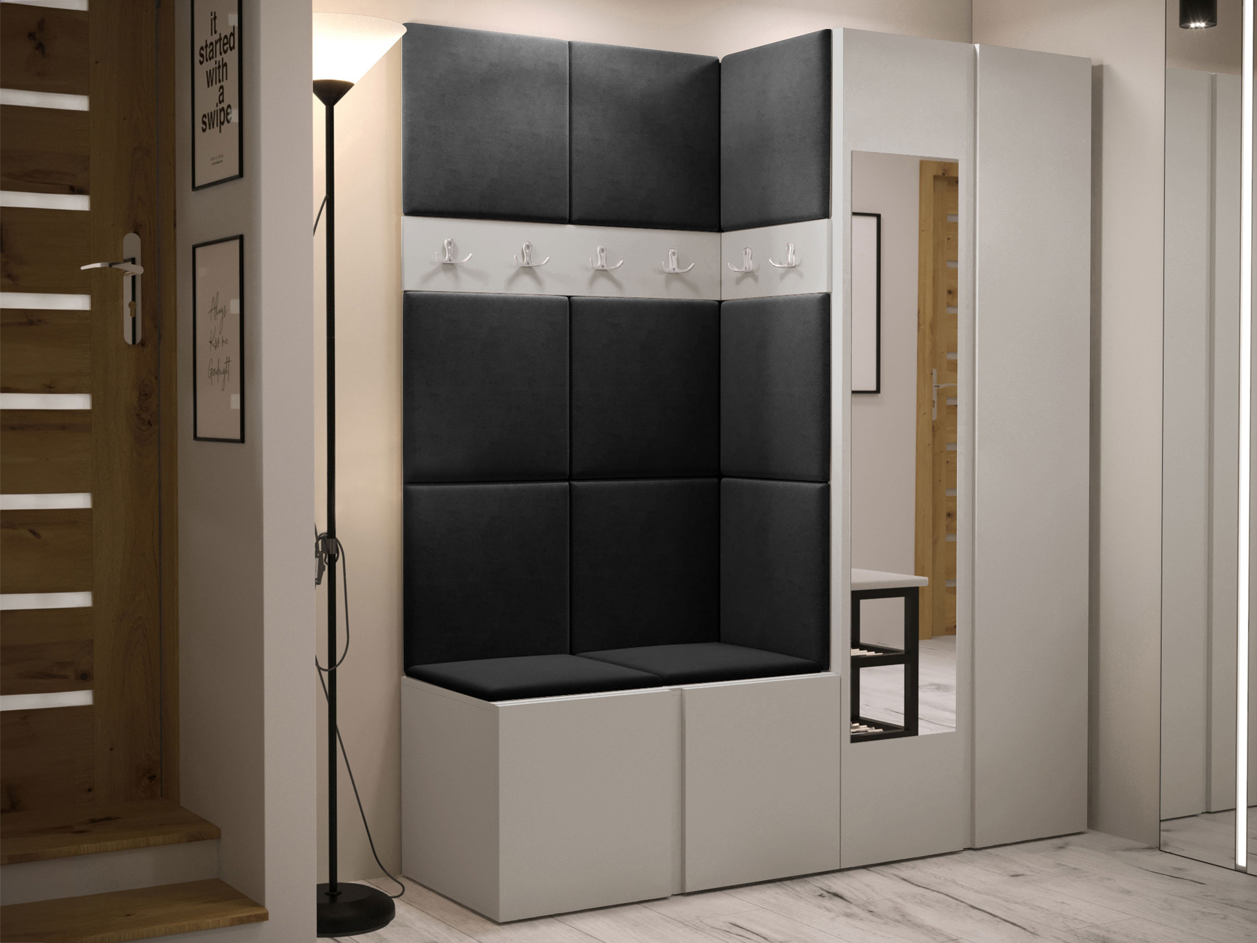 Set arredo da corridoio Pinis X (Cachemire)