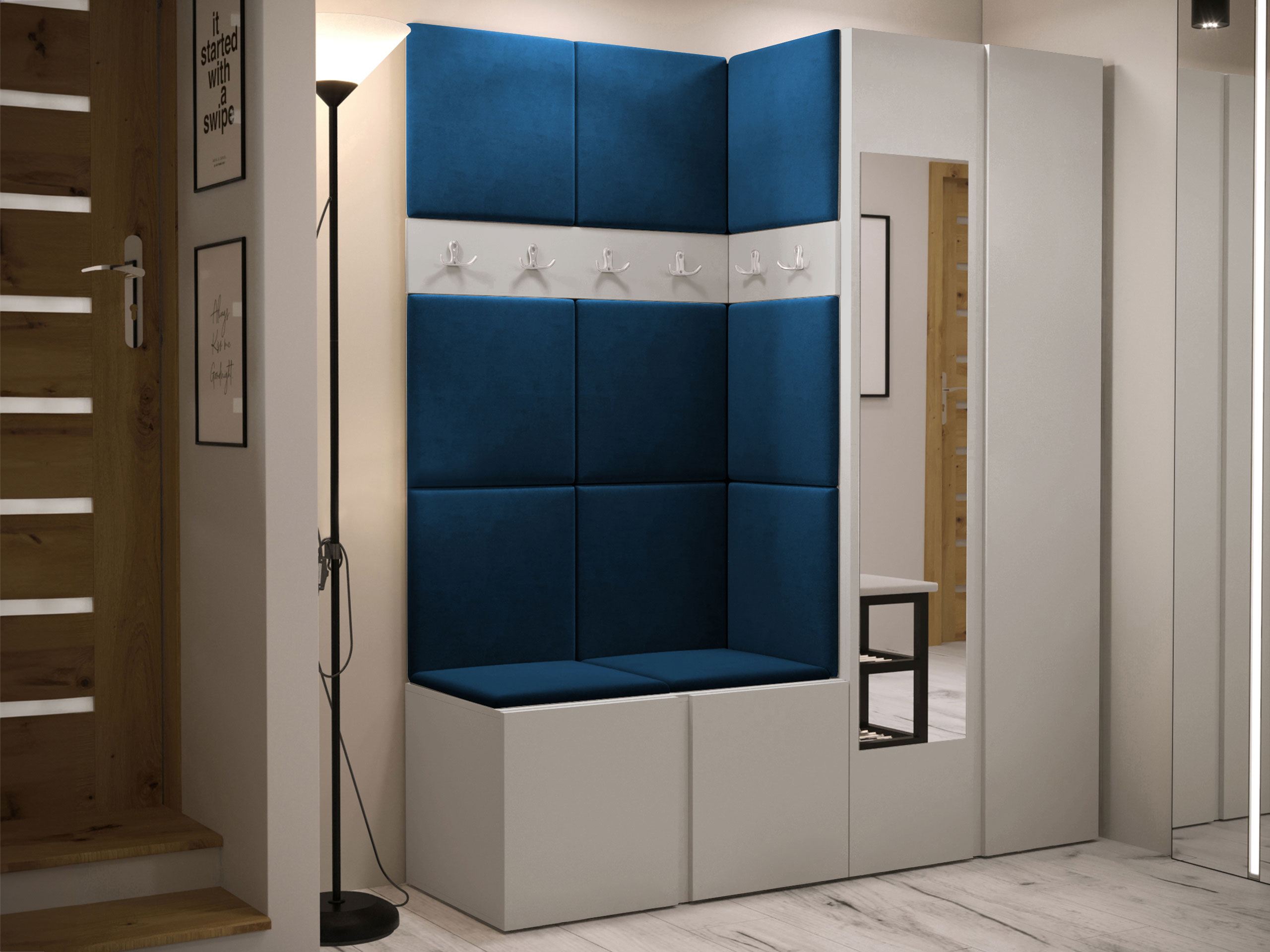 Set arredo da corridoio Pinis X (Cachemire)
