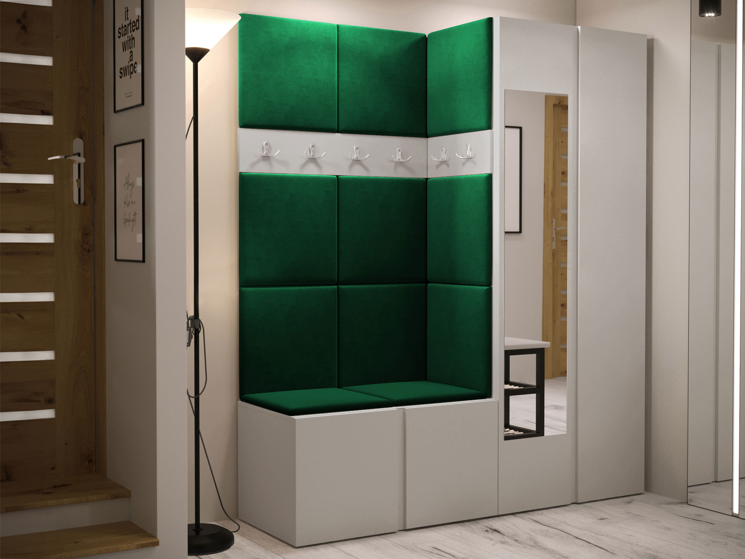 Set arredo da corridoio Pinis X (Cachemire)