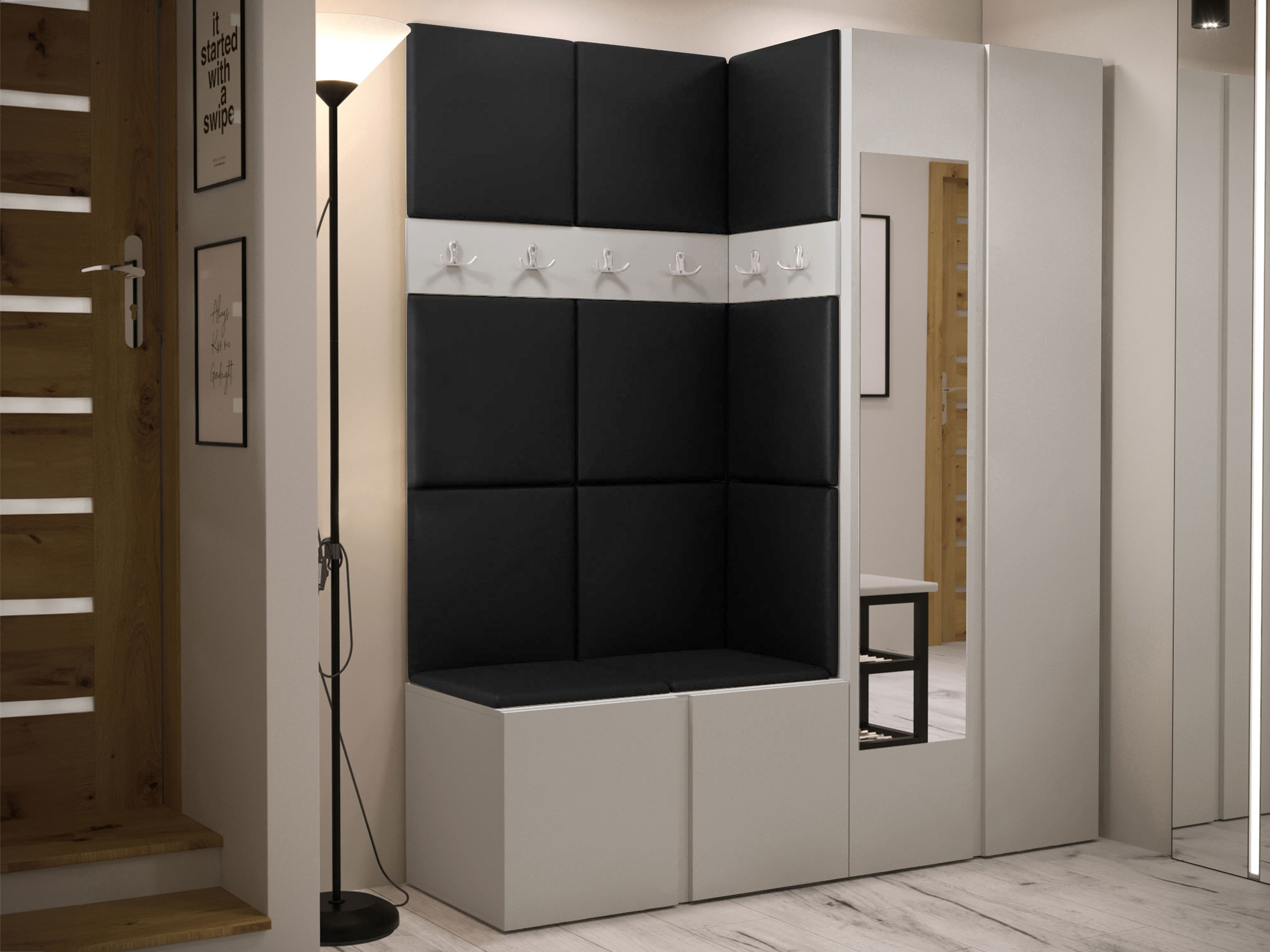 Set arredo da corridoio Pinis X (Cachemire)