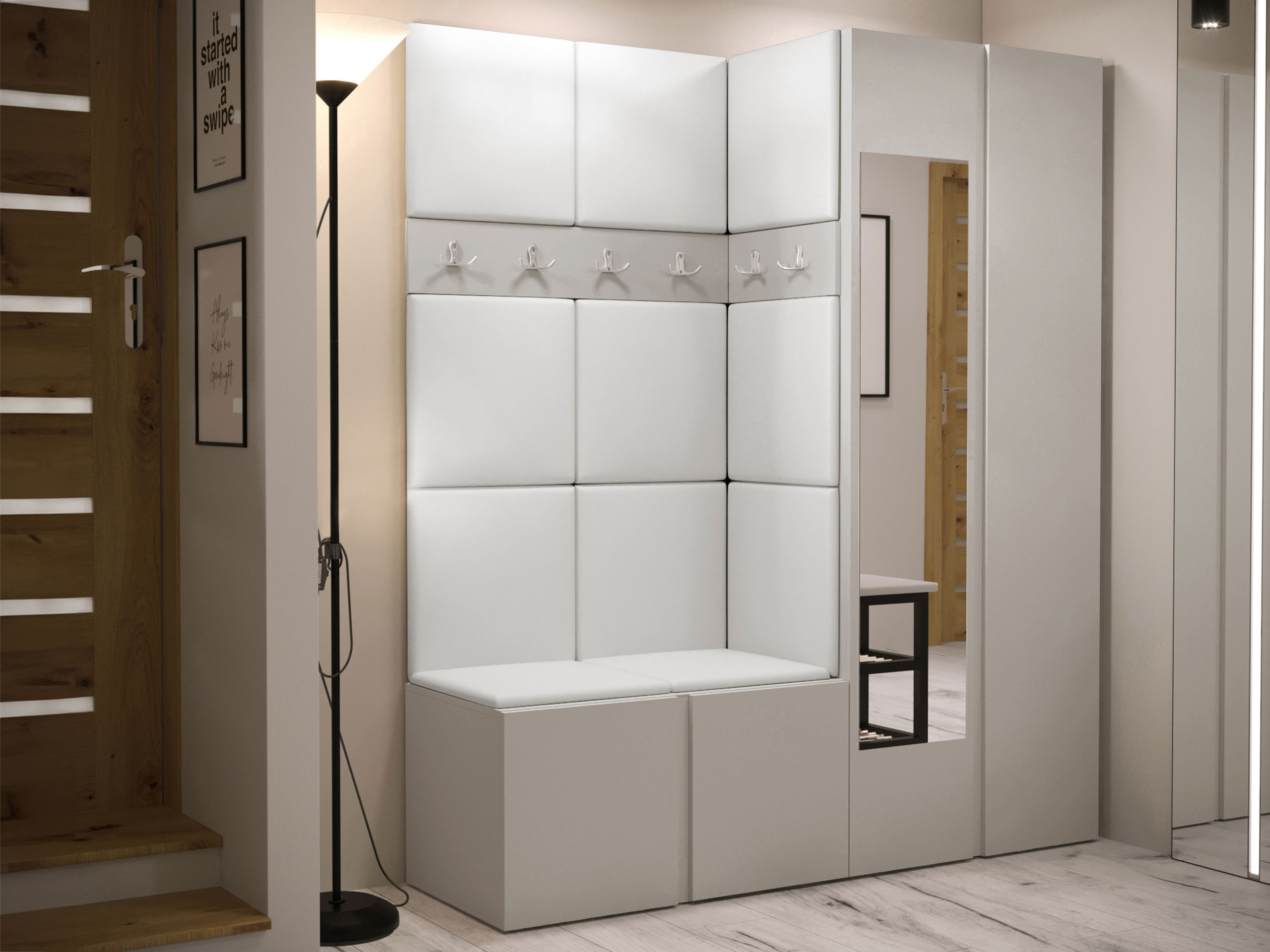 Set arredo da corridoio Pinis X (Cachemire)
