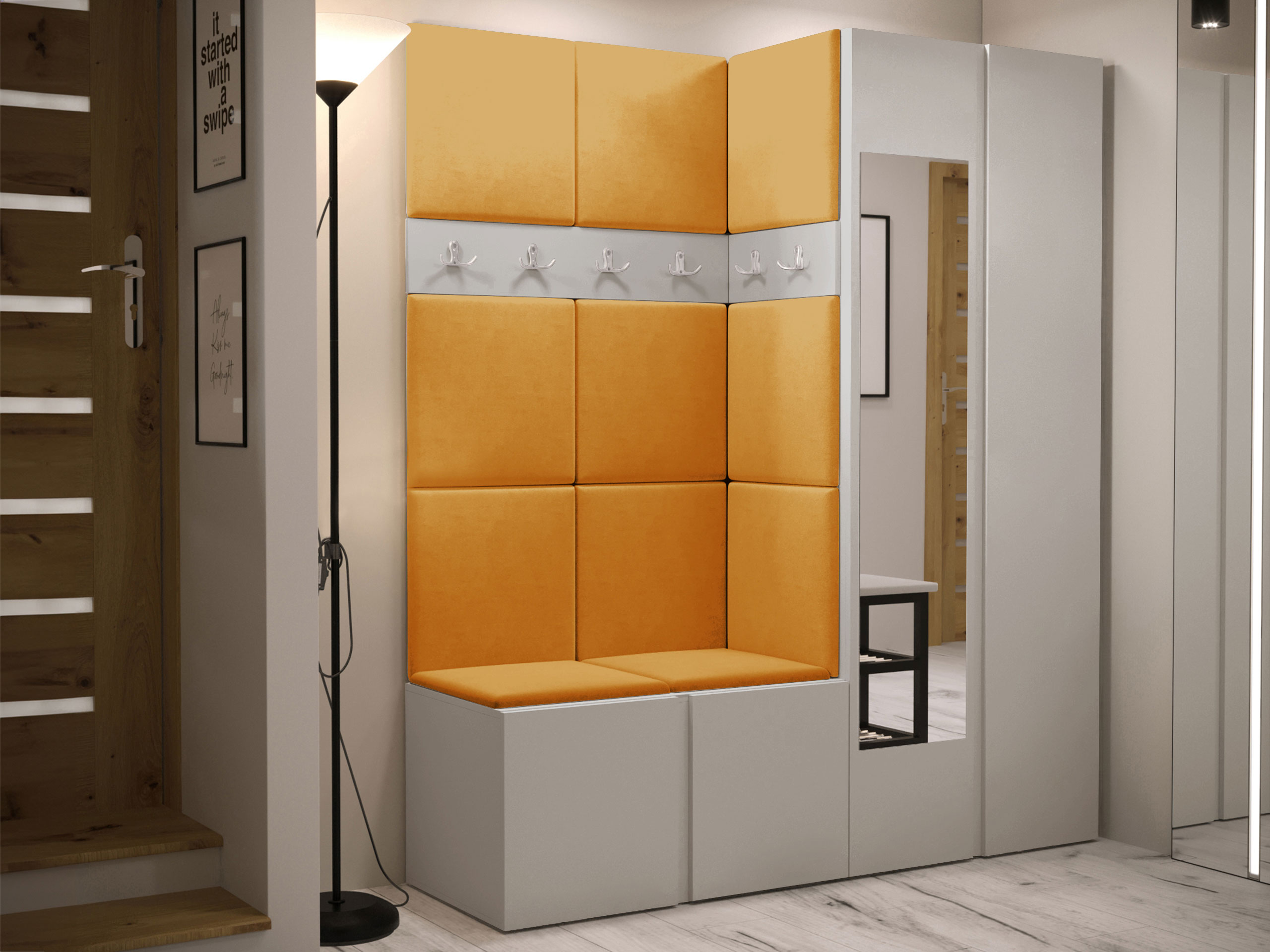 Set arredo da corridoio Pinis X (Cachemire)