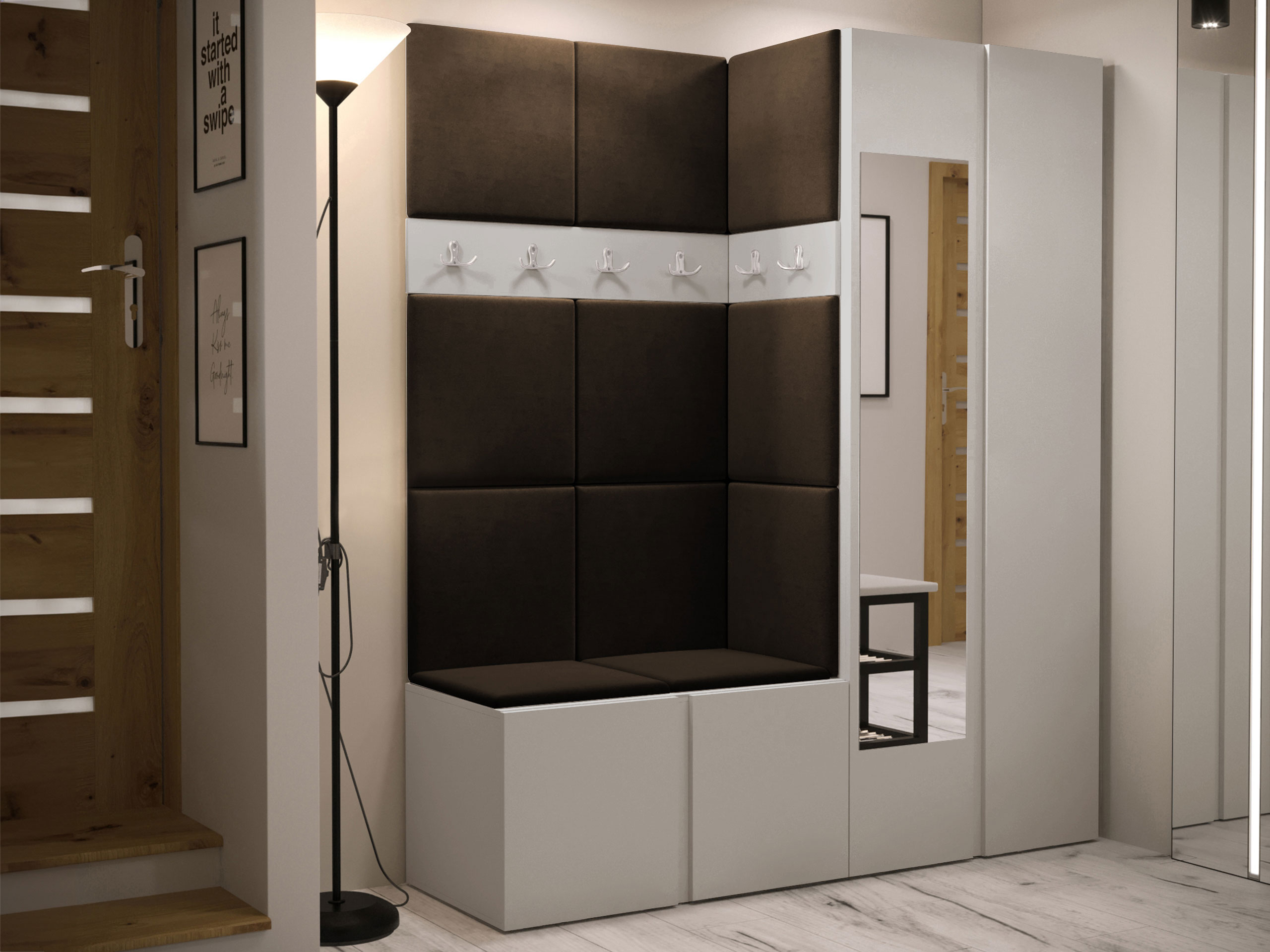 Set arredo da corridoio Pinis X (Cachemire)