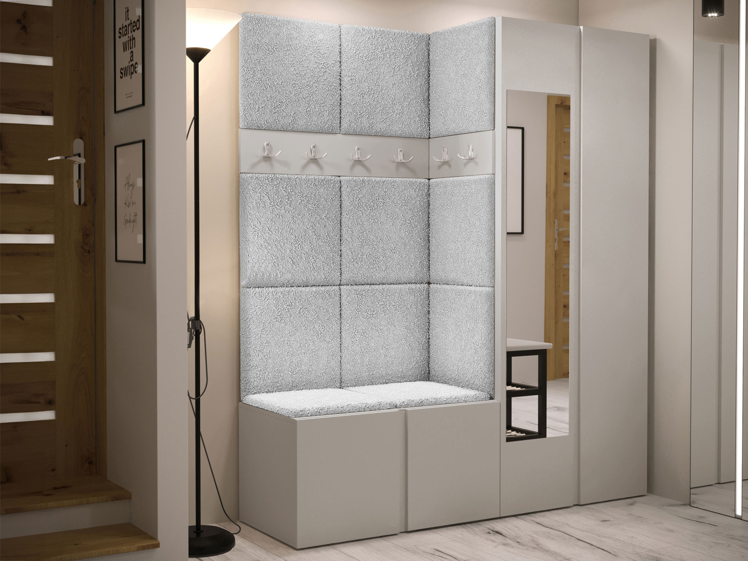 Set arredo da corridoio Pinis X (Cachemire)