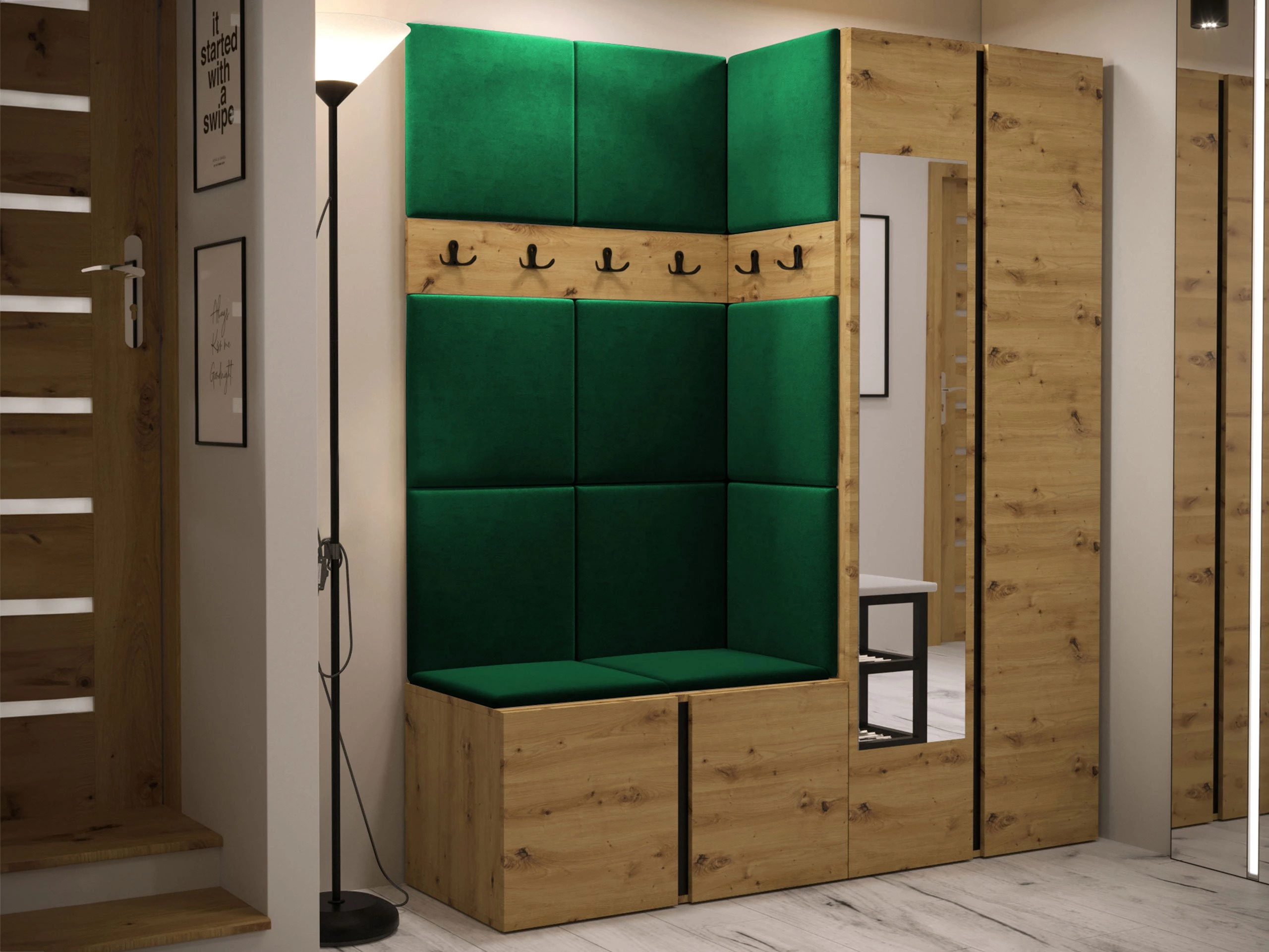 Set arredo da corridoio Pinis X (Manila 35)
