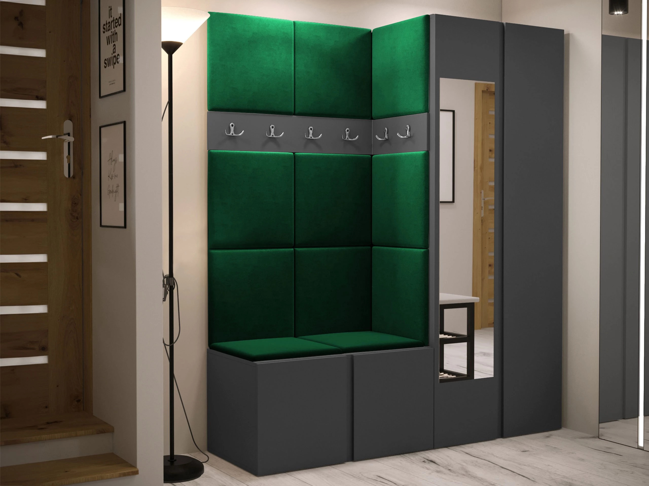 Set arredo da corridoio Pinis X (Manila 35)