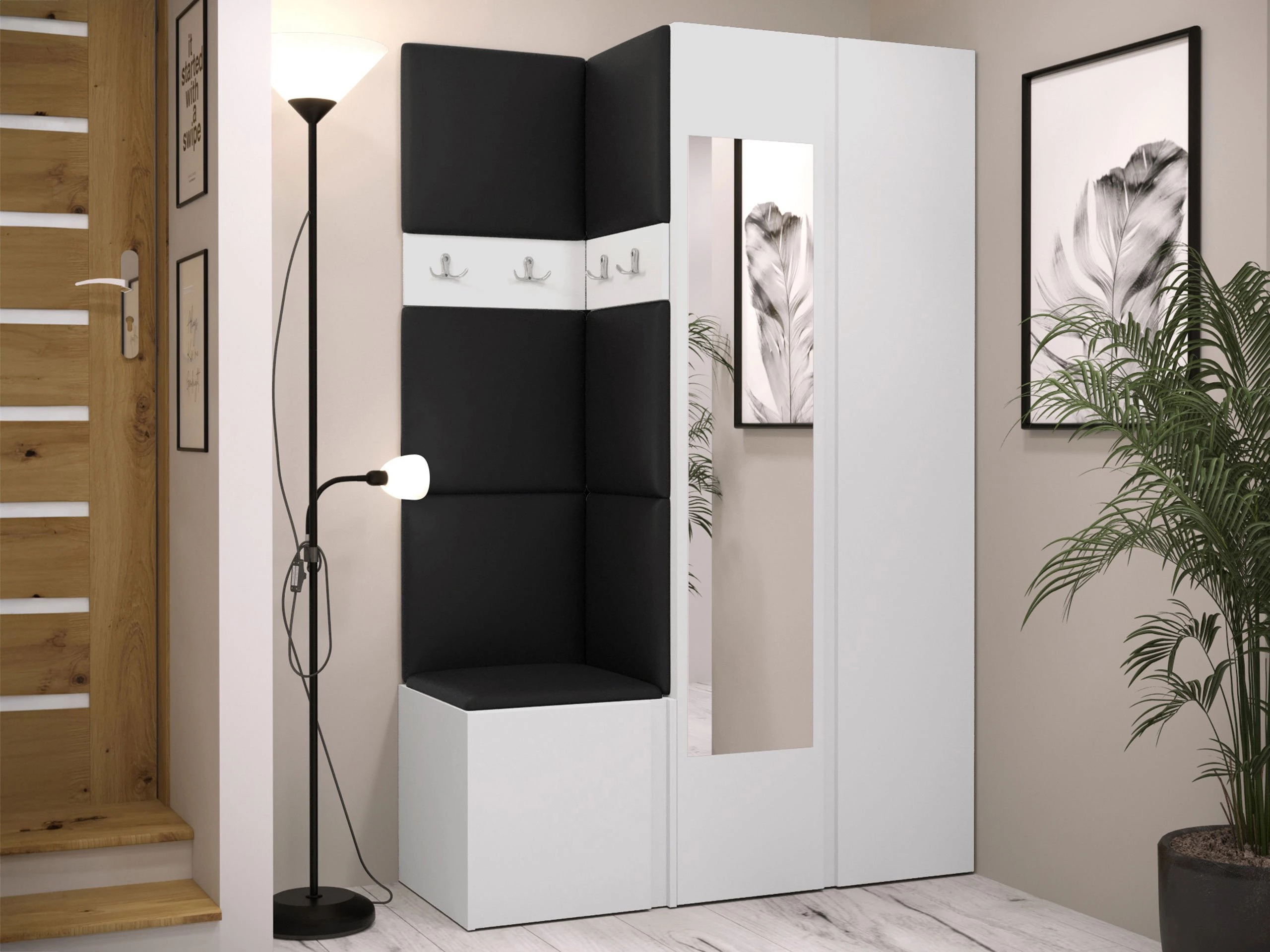 Set arredo da corridoio Pinis XXVI (Eco pelle Soft 011)