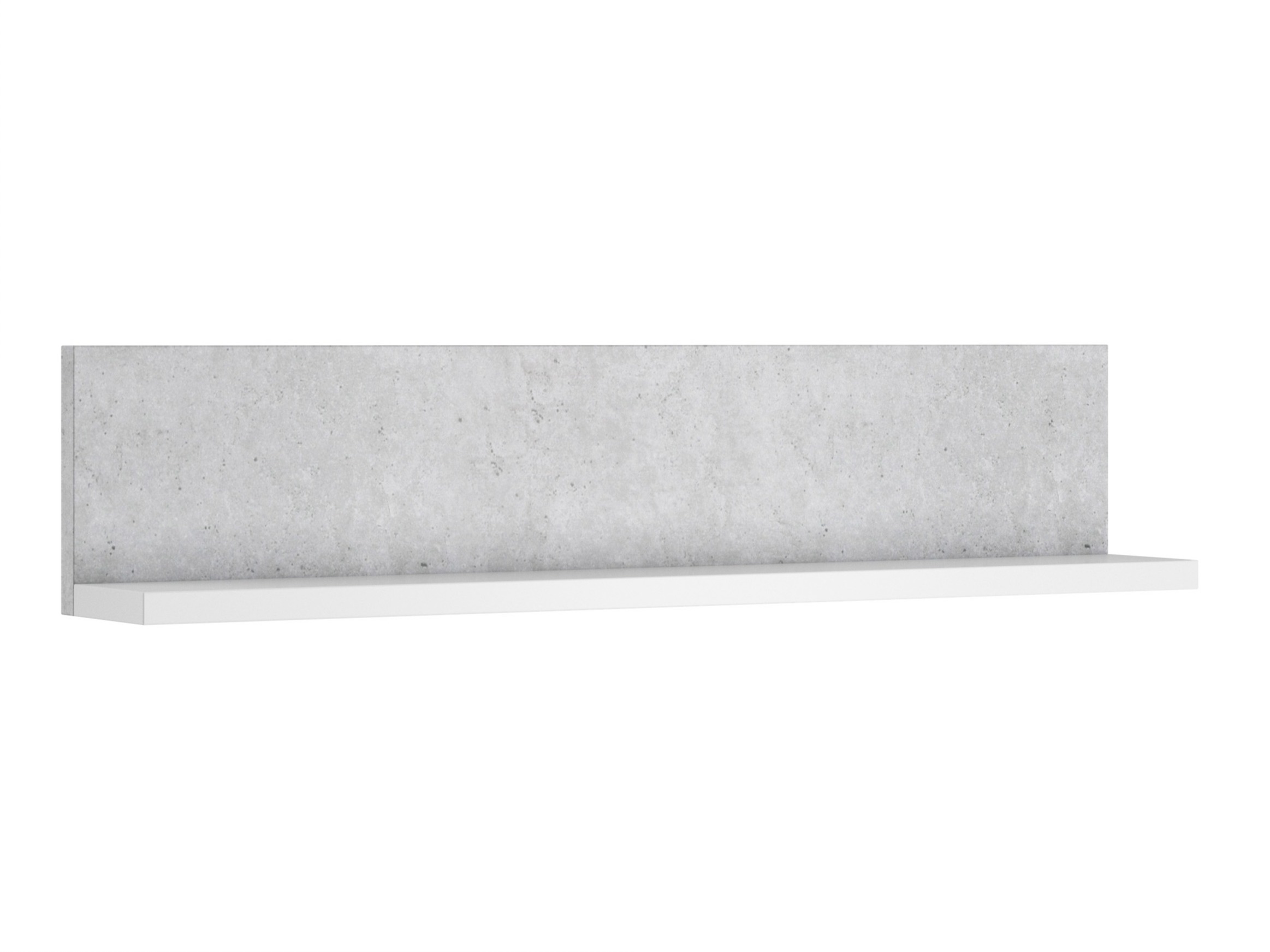 Mensola Lutiva 102 (Bianco + Calcestruzzo)