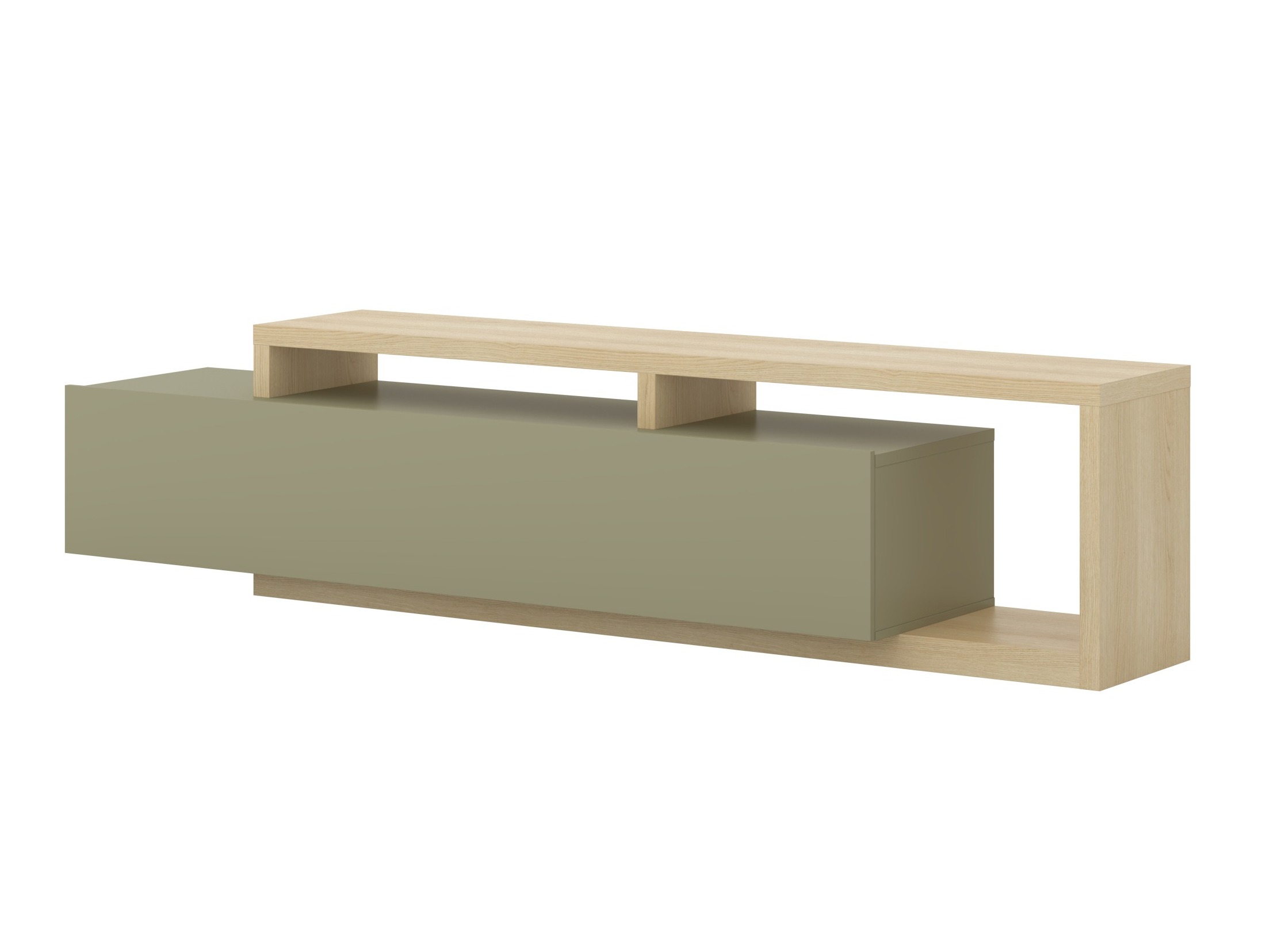 Mobile porta TV Lutiva 103 (Eucalipto + Quercia)