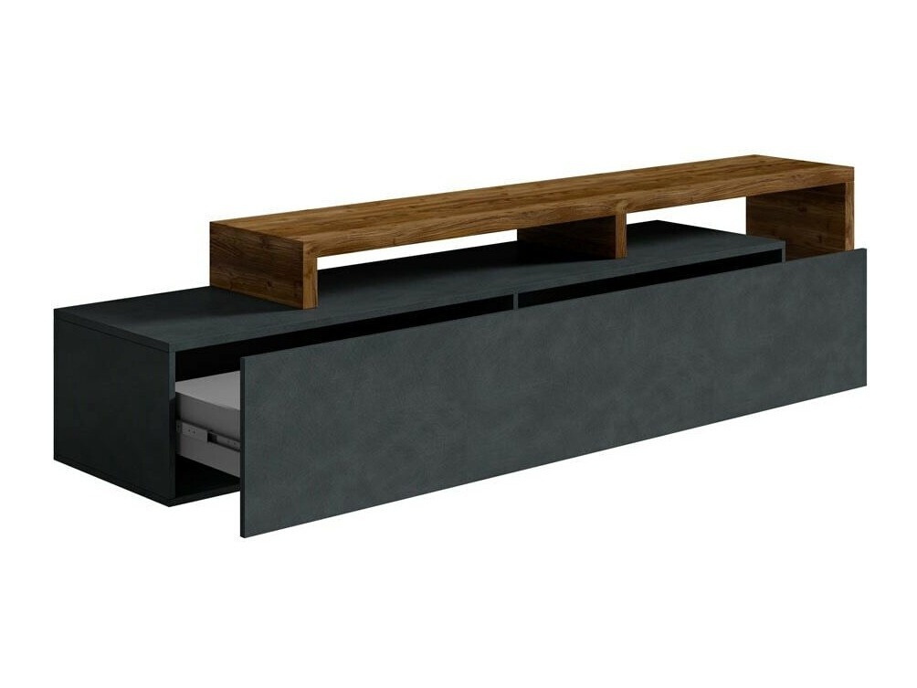 Mobile porta TV Lutiva 103 (Matera grigio + Abete scuro)