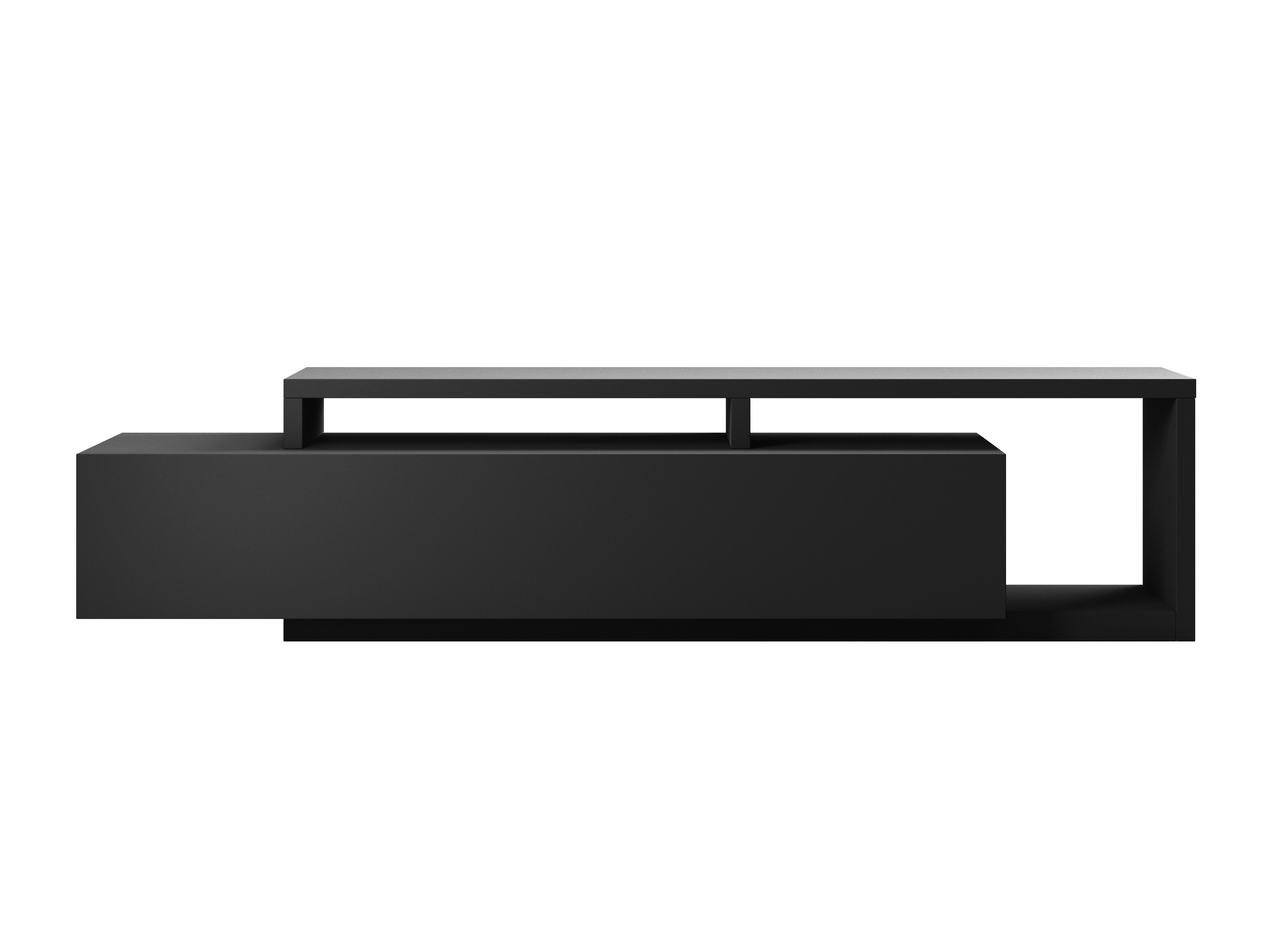 Mobile porta TV Lutiva 103 (Nero opaco)