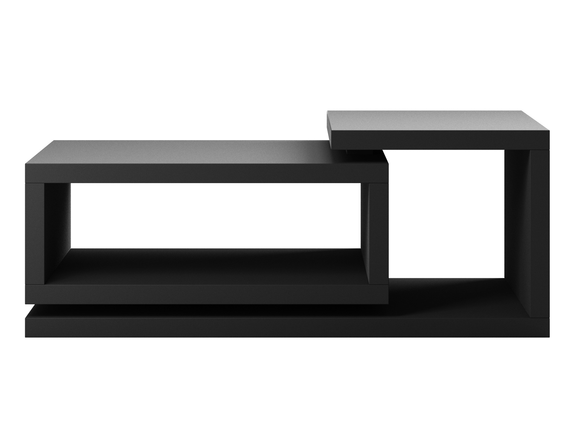 Tavolino da caffè Lutiva 104 (Nero opaco)