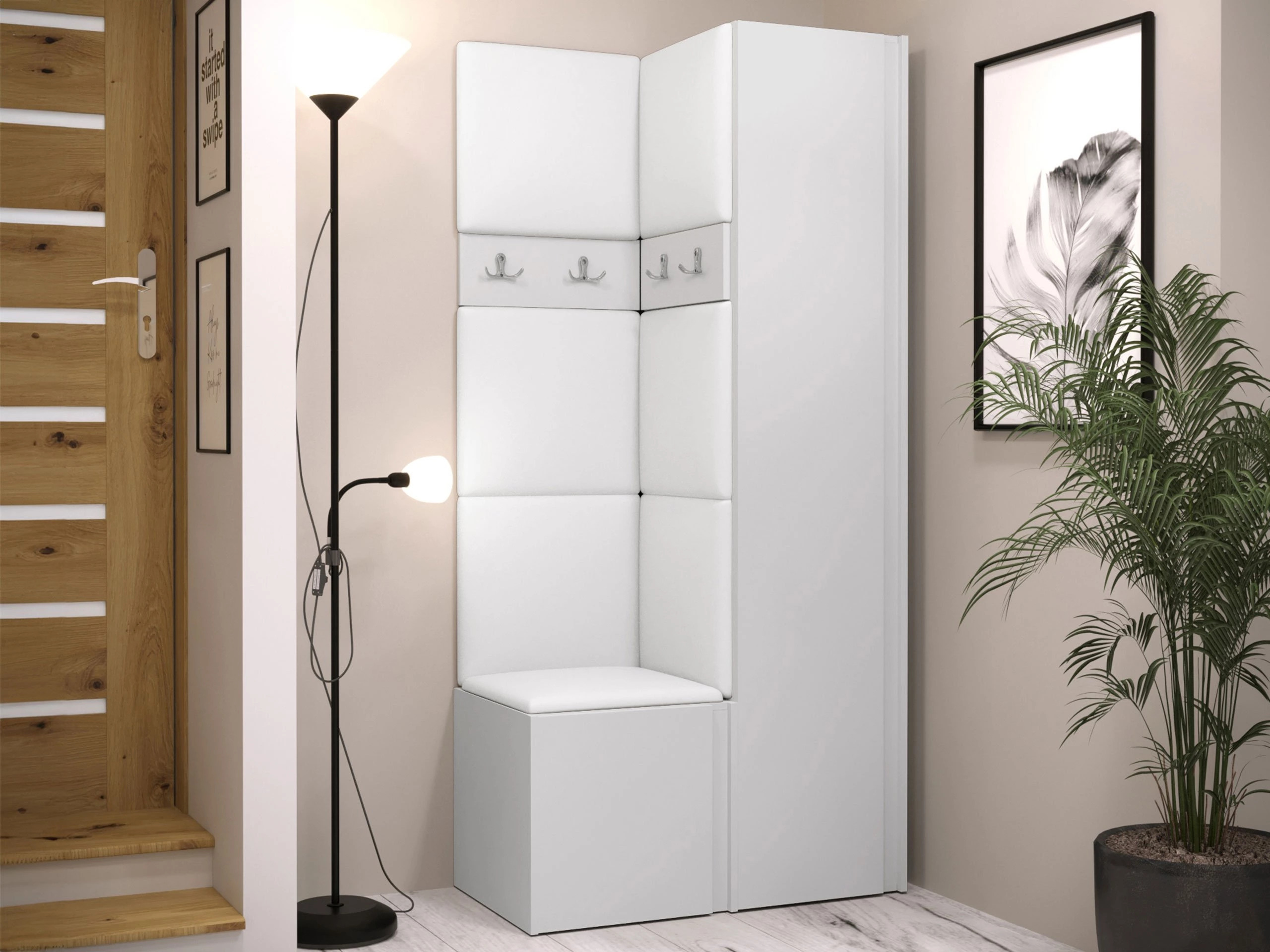 Set arredo da corridoio Pinis XXIV (Eco pelle Soft 017)