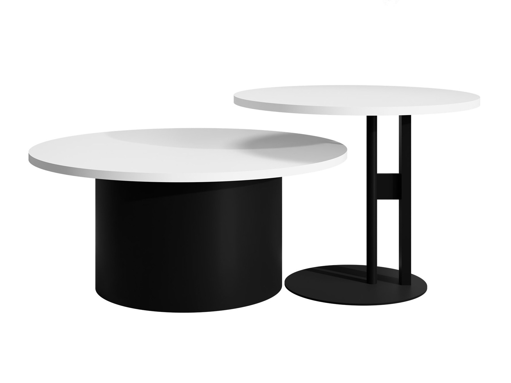Set tavolino da caffè Oswego 159 (Bianco)