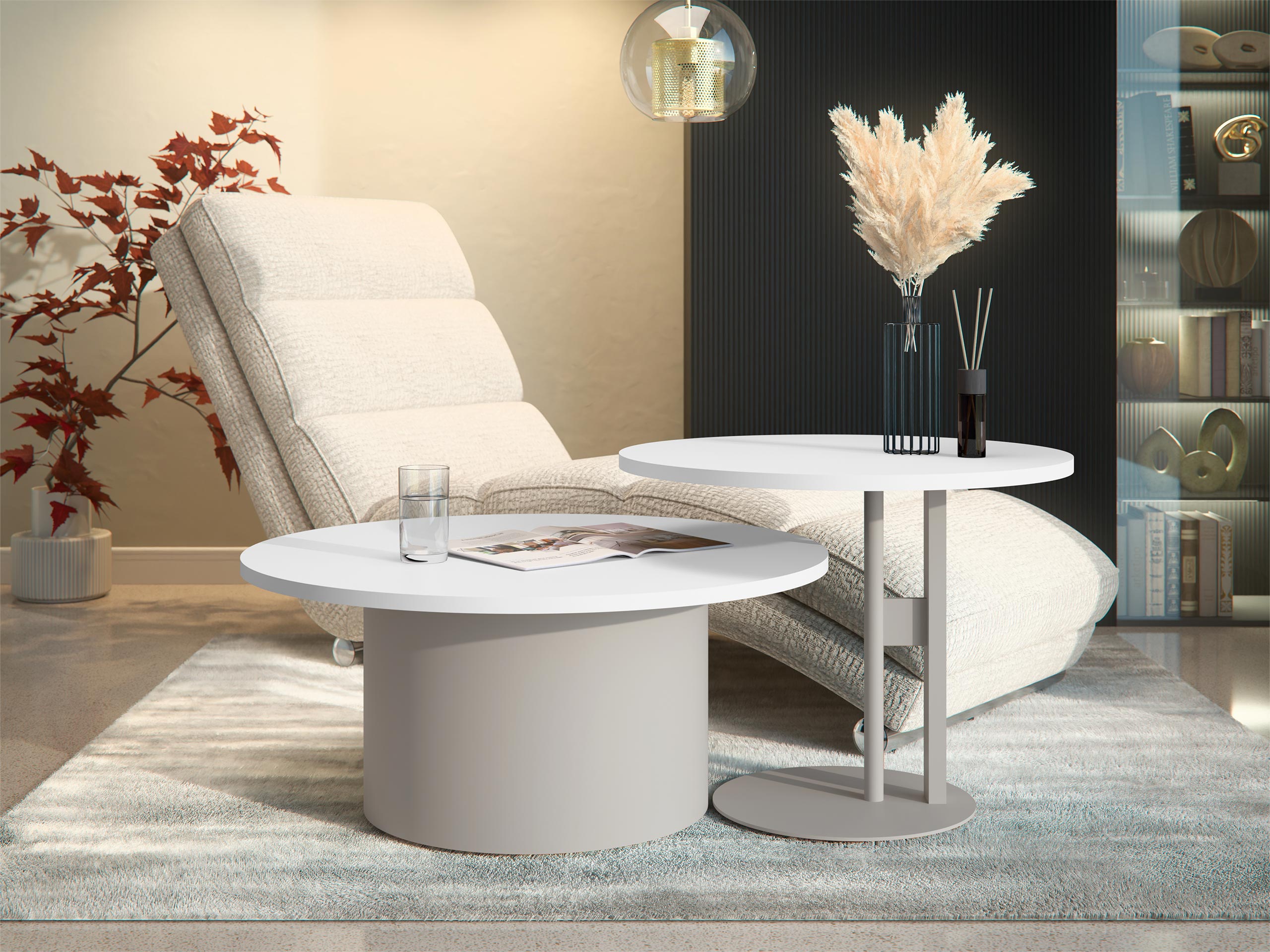 Set tavolino da caffè Oswego 160