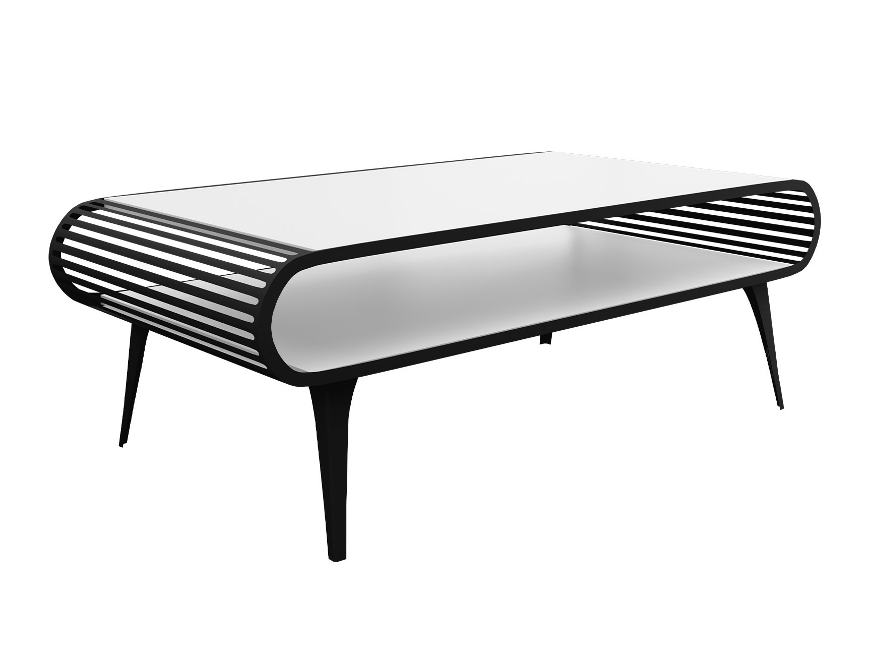 Tavolino da caffè Oswego 161 (Bianco)