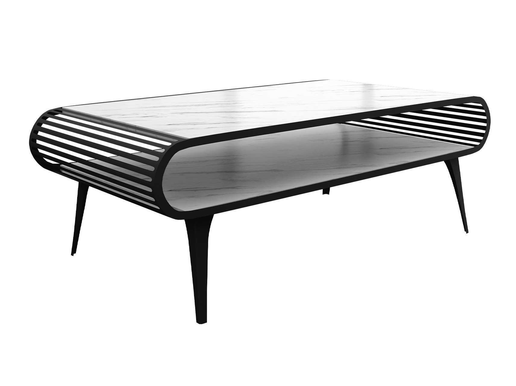 Tavolino da caffè Oswego 161 (Marmo bianco)