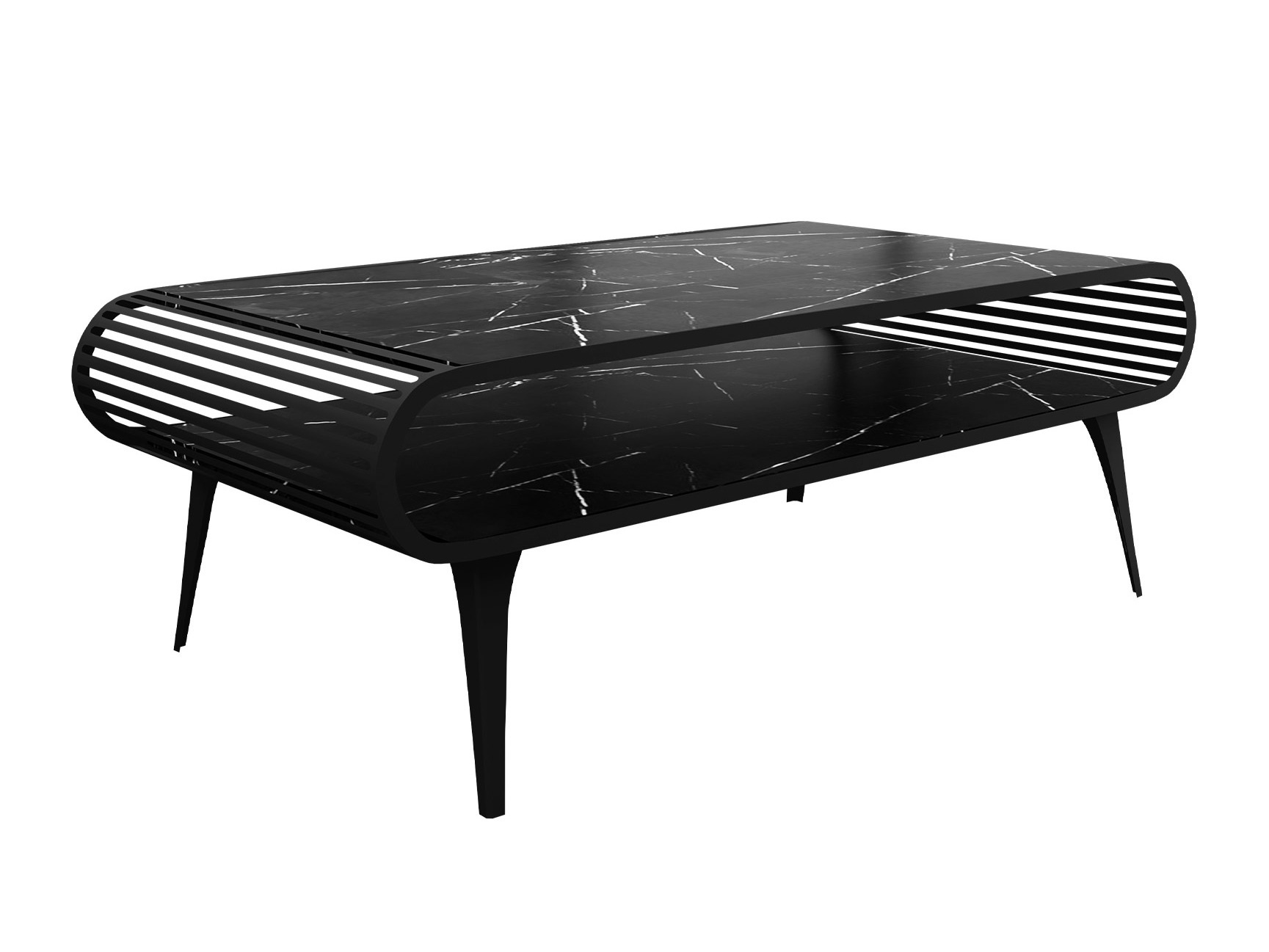 Tavolino da caffè Oswego 161 (Marmo nero)