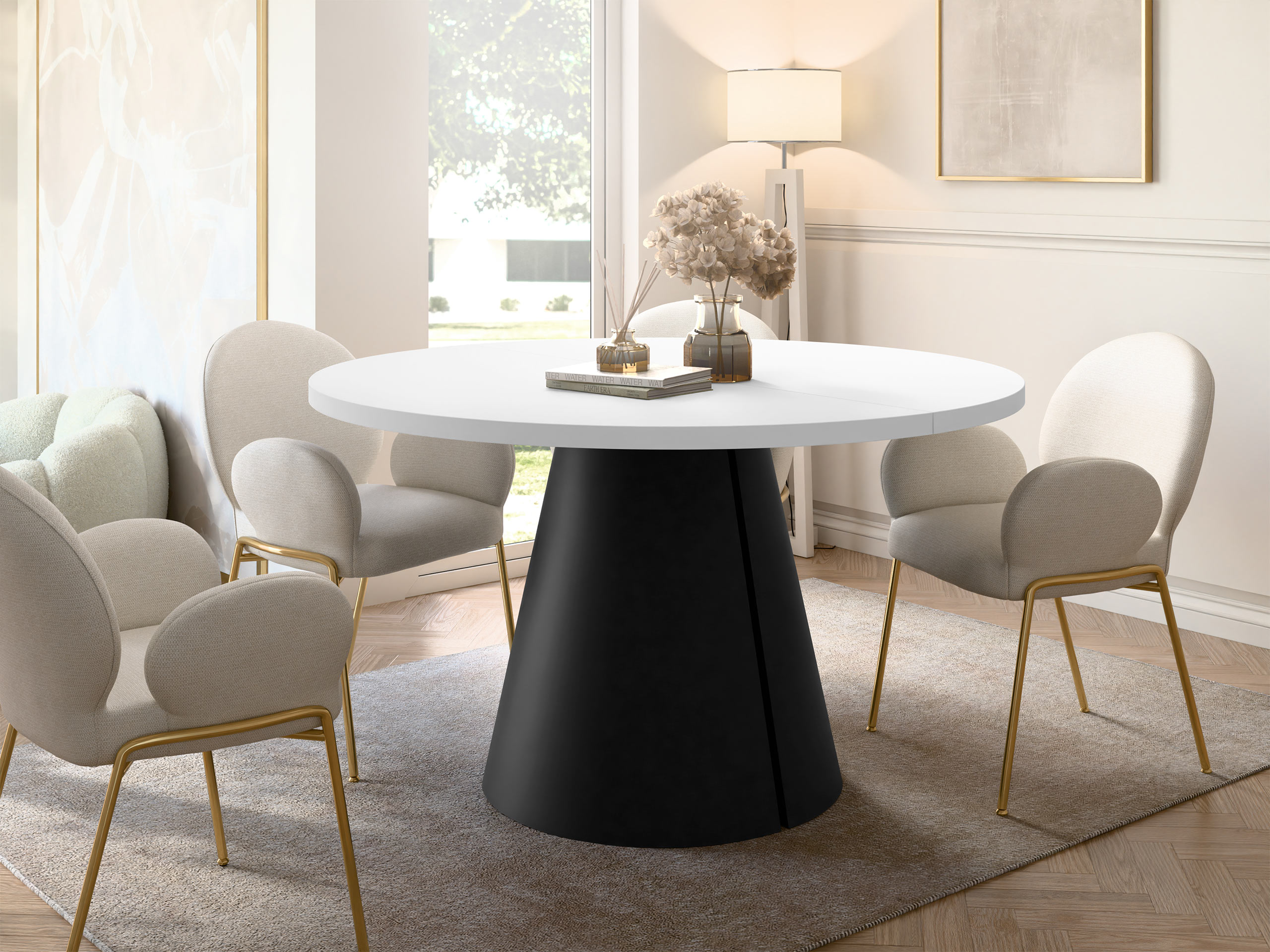 Tavolo Oswego 165 (Bianco)