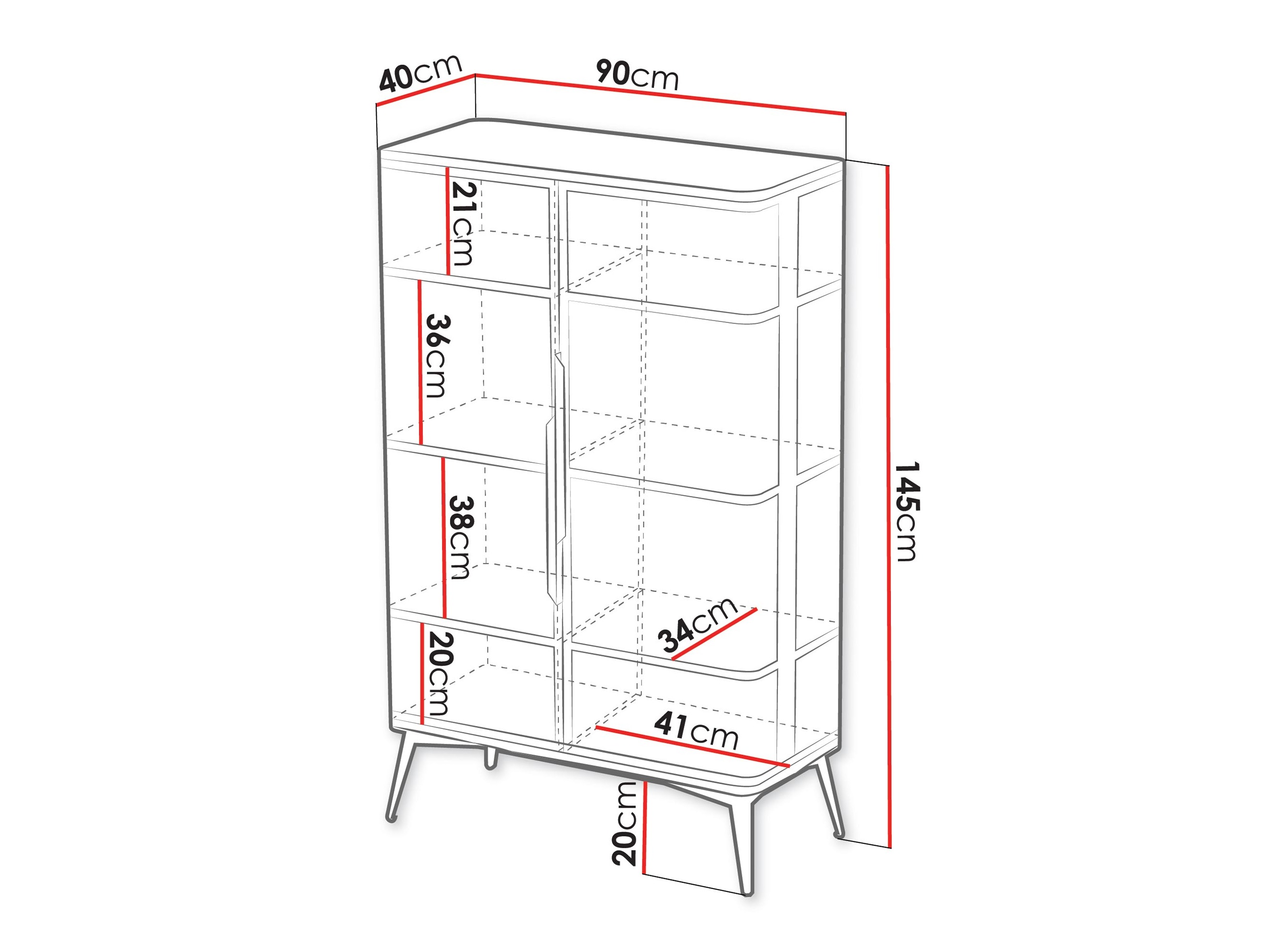Scaffale Camfelo 103 (Cachemire)