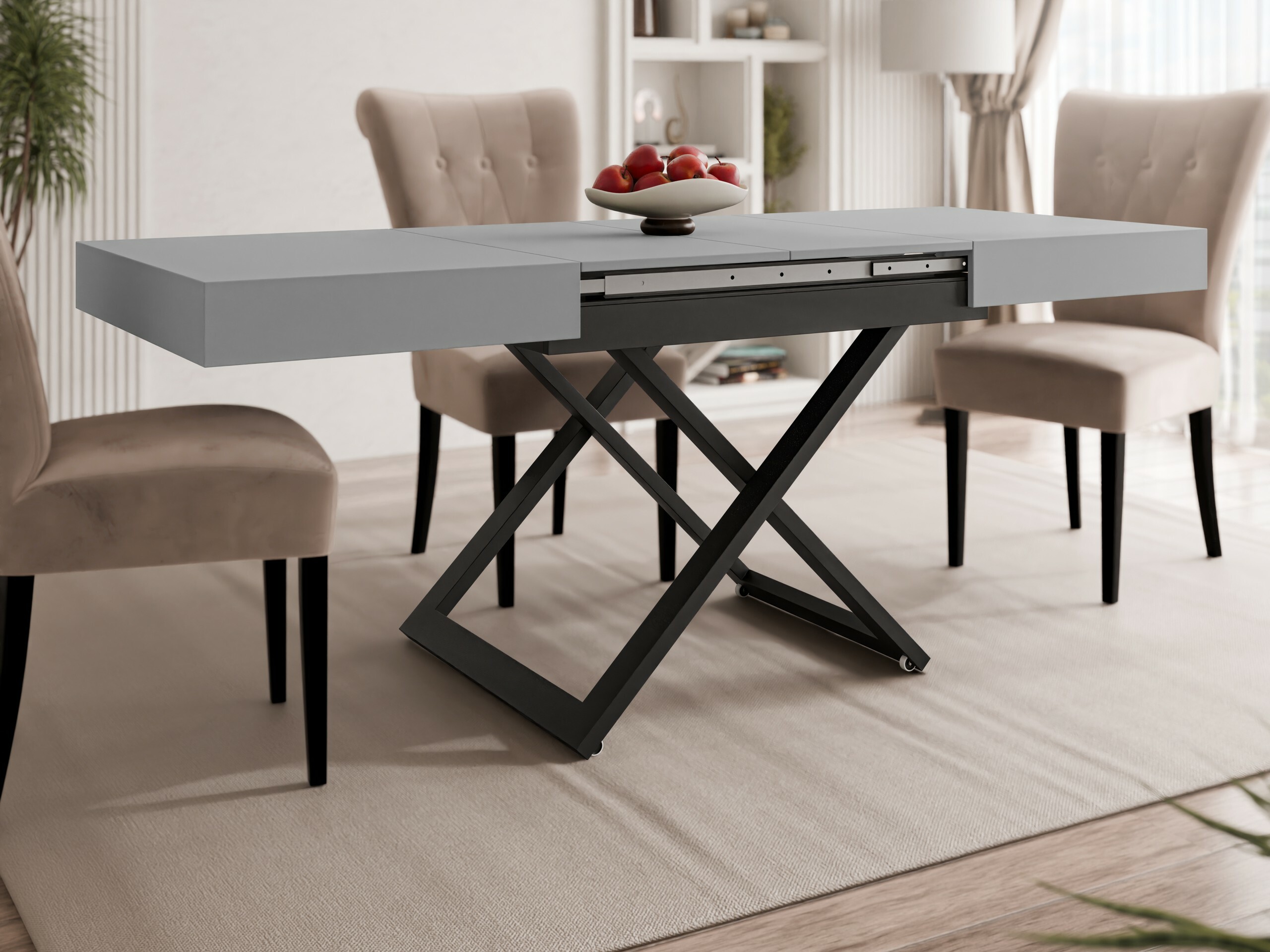 Tavolino trasformabile Oswego 171 (Grafite)