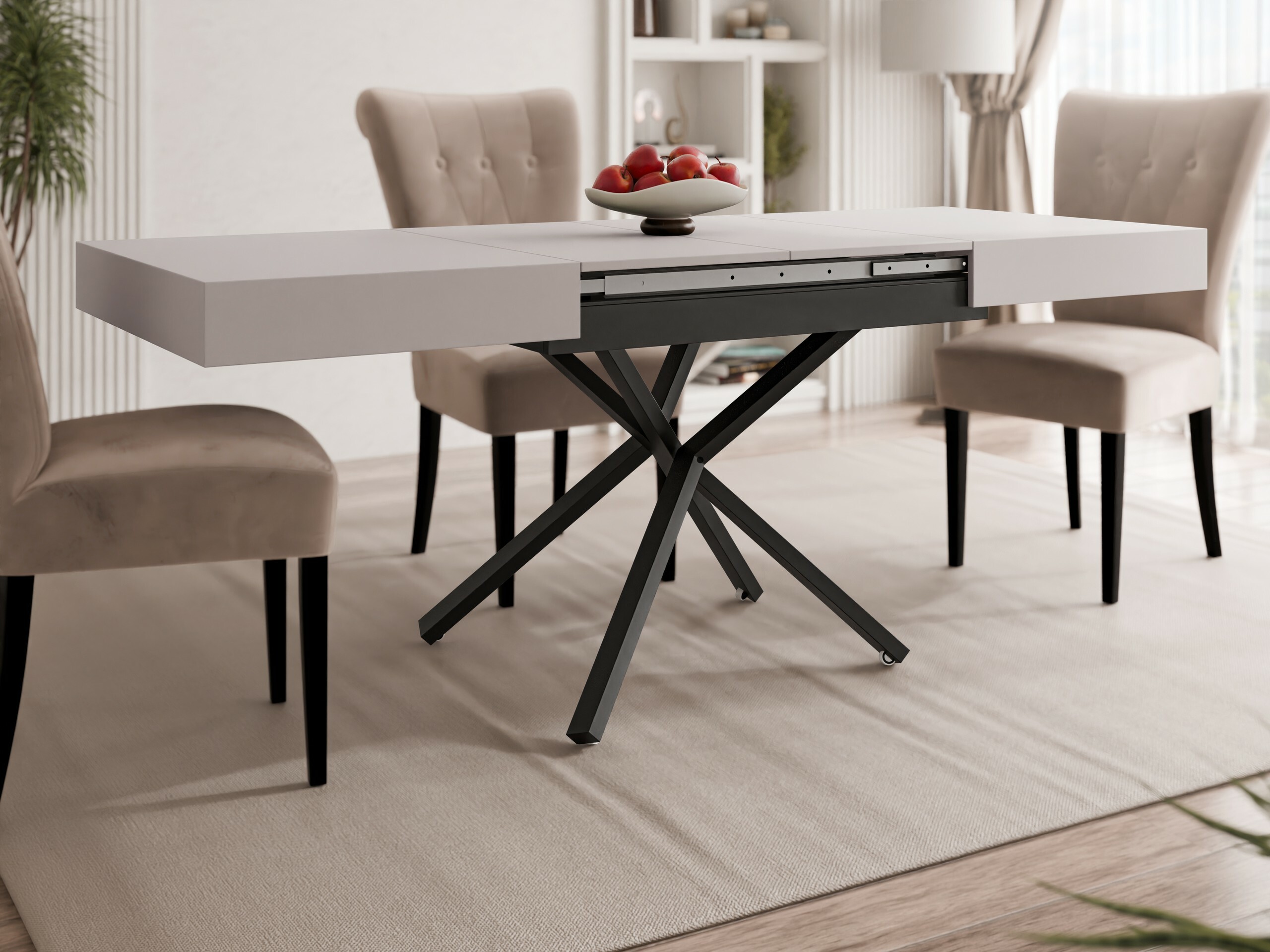 Tavolino trasformabile Oswego 176 (Cachemire)