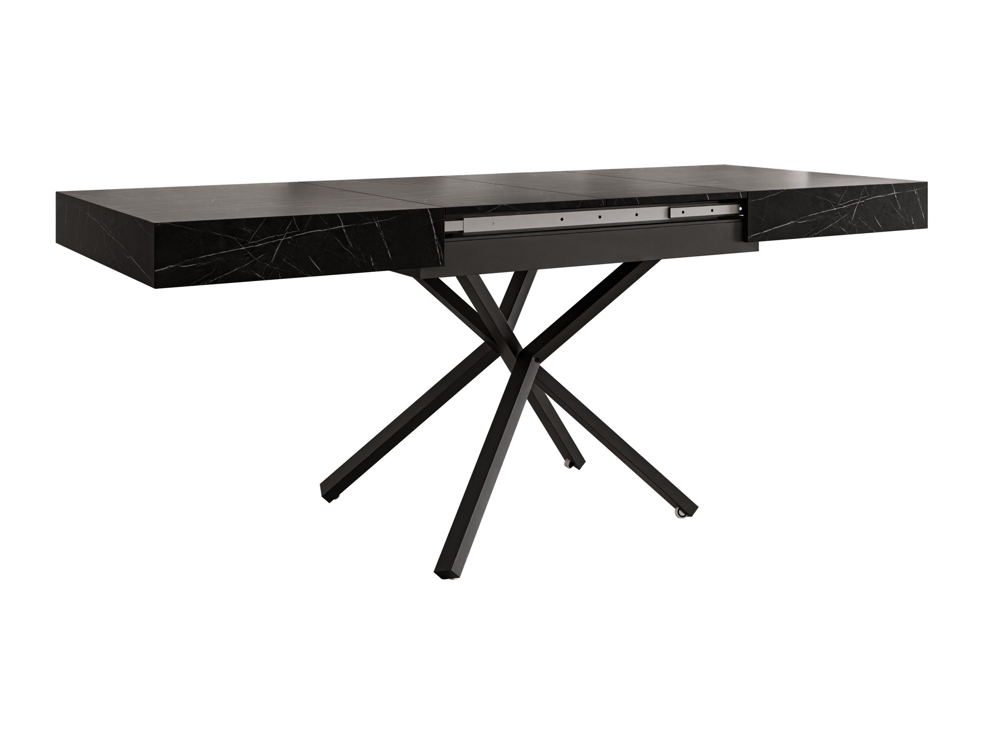 Tavolino trasformabile Oswego 176 (Marmo nero)