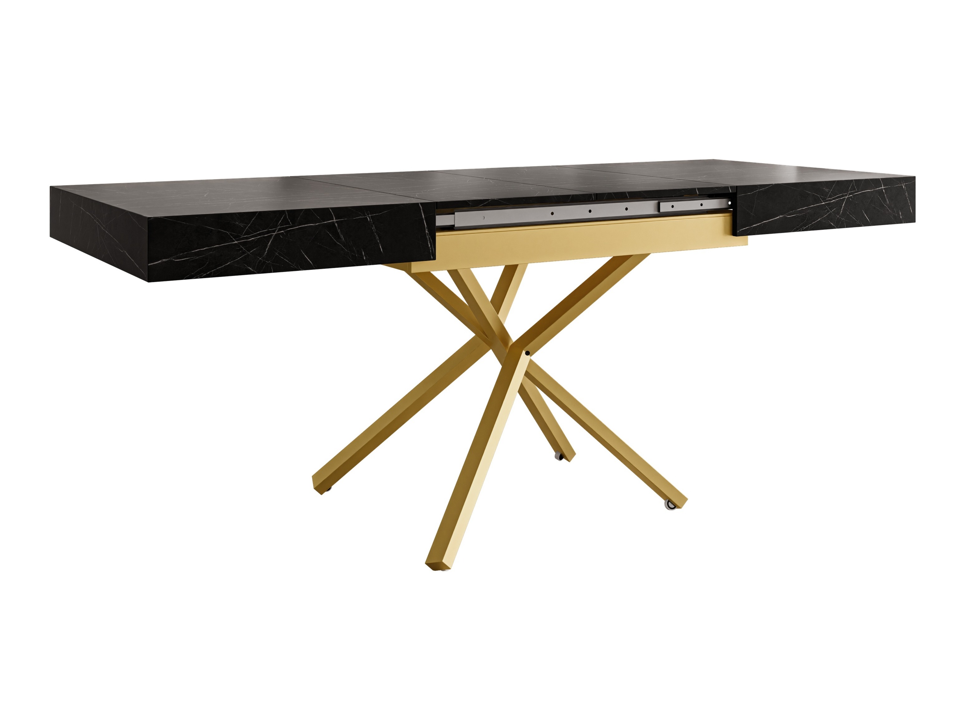 Tavolino trasformabile Oswego 178 (Marmo nero)