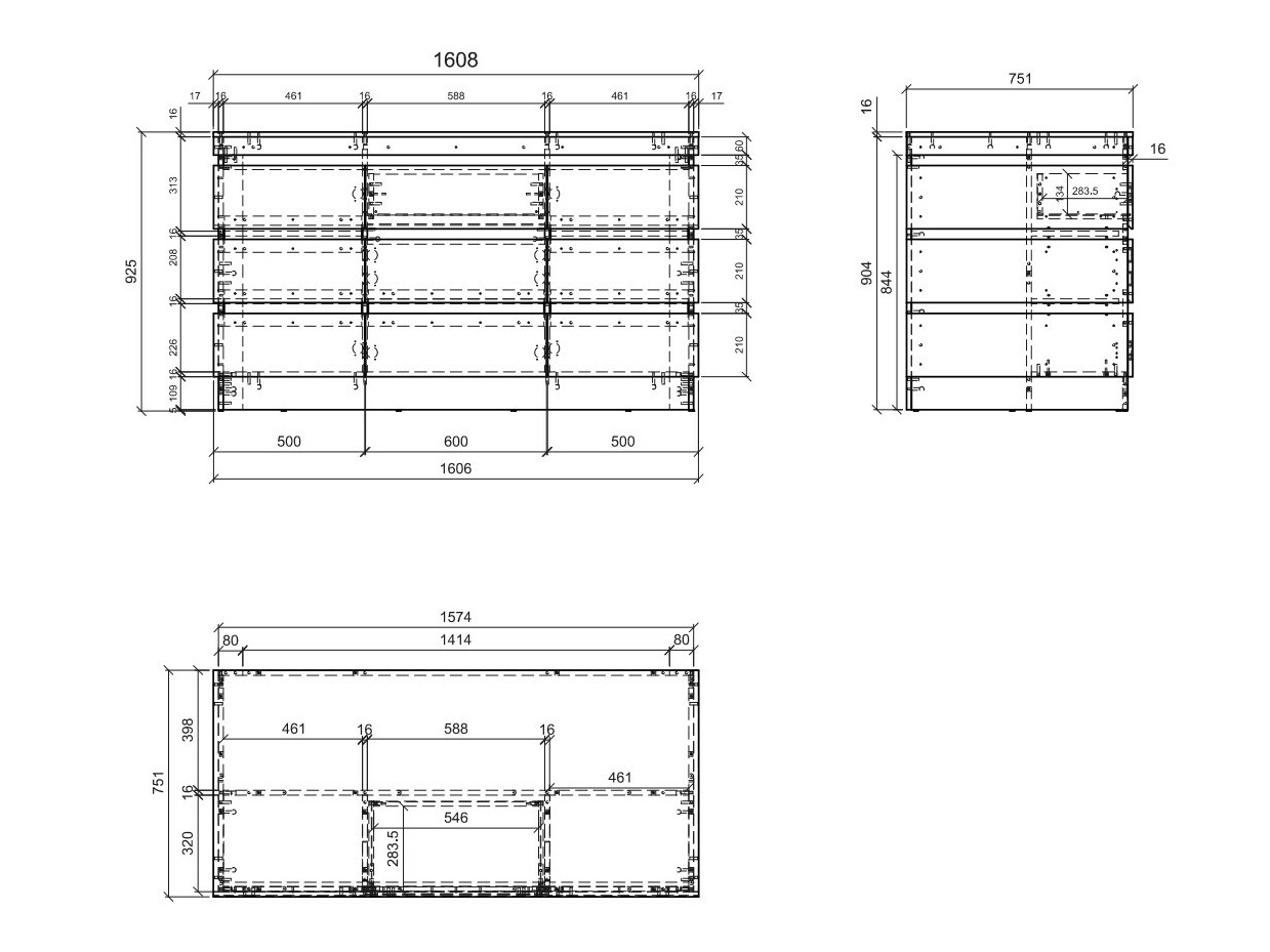 Cassettiera Numeri 106