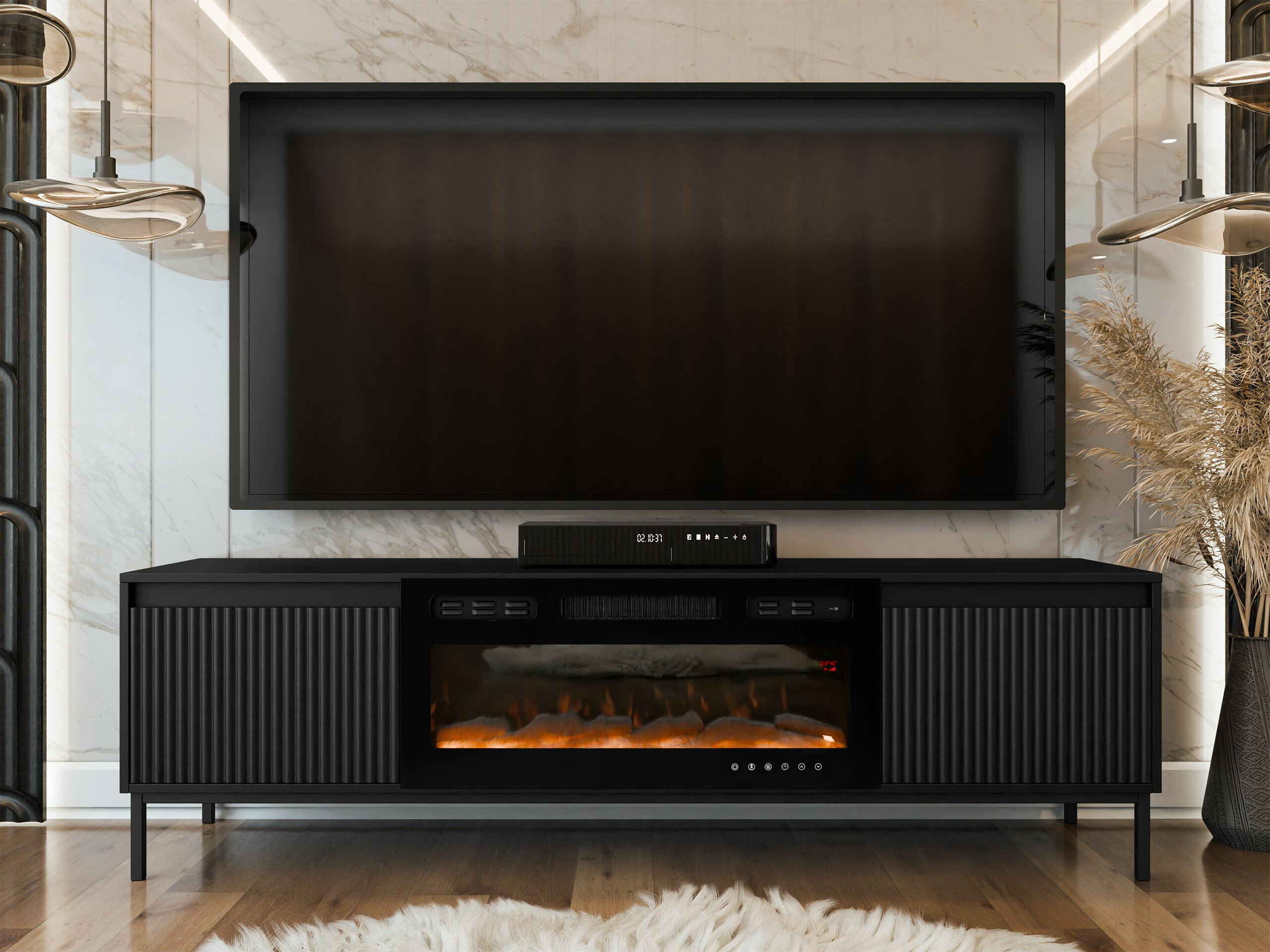 Mobile porta TV Comfivo Delruva III (Nero)